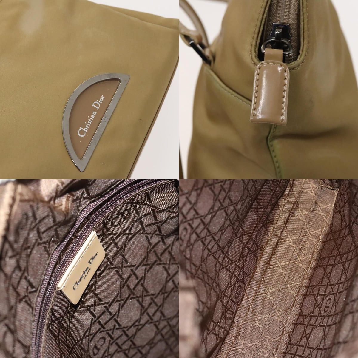 Dior DIOR Backpack Nylon Beige Silver Size ONE SIZE - 11 Thumbnail
