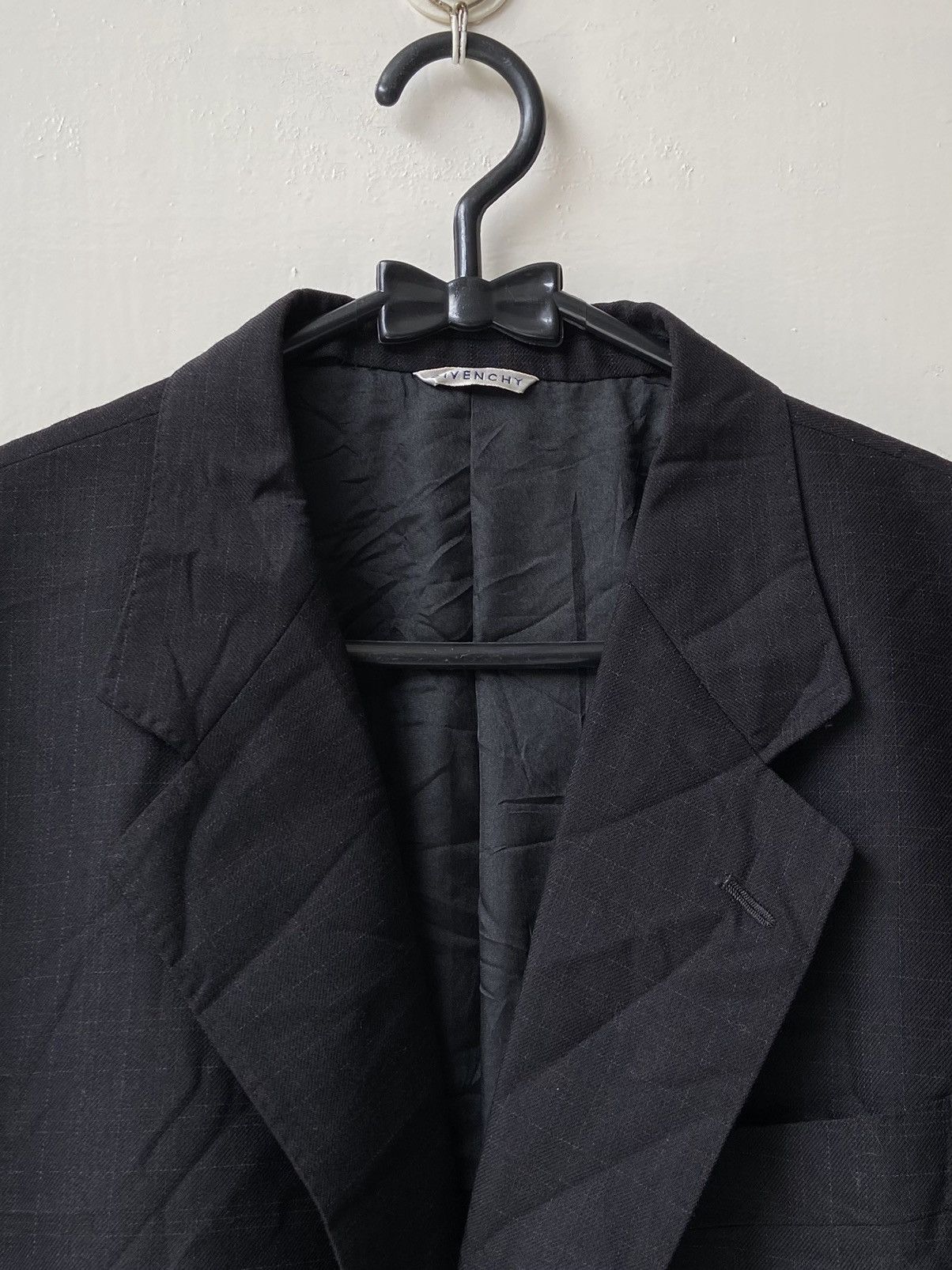 Givenchy MONSIEUR By GIVENCHY Black Suit Size 54L - 4 Thumbnail