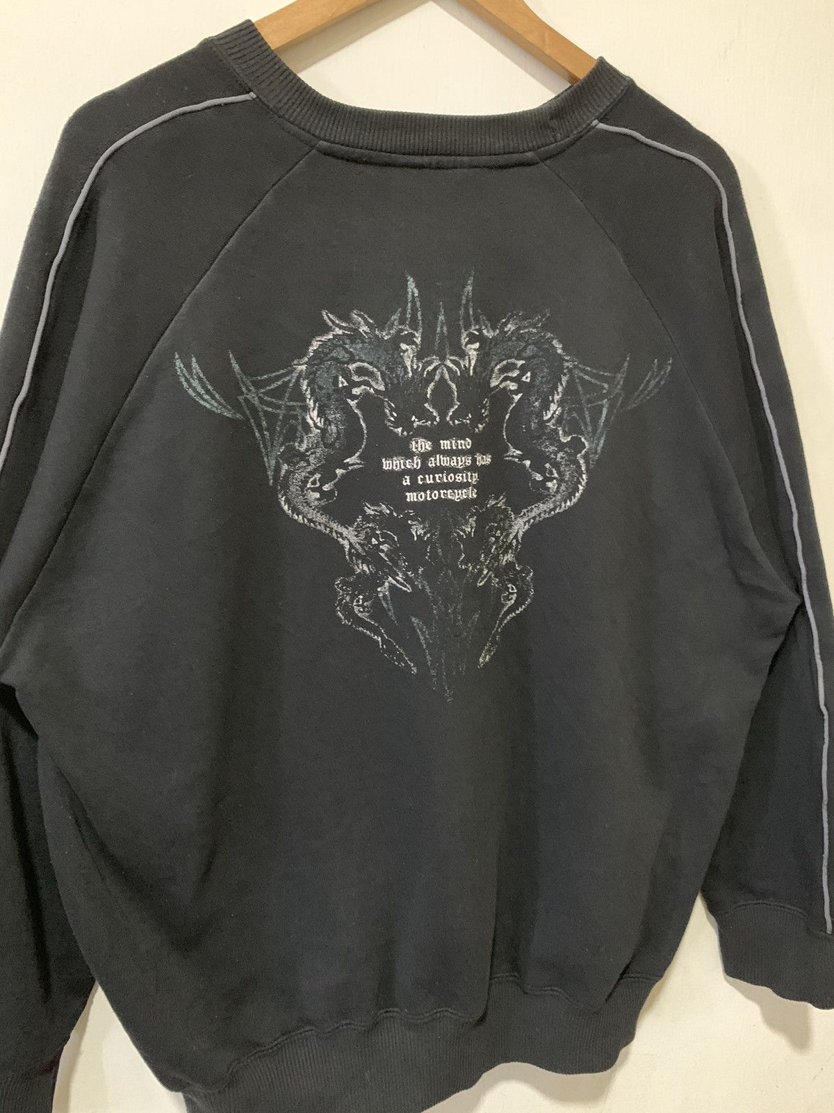 Japanese Brand Vintage Grass Hiiher Dragon Boxy Sweatshirt Size US M / EU 48-50 / 2 - 6 Thumbnail
