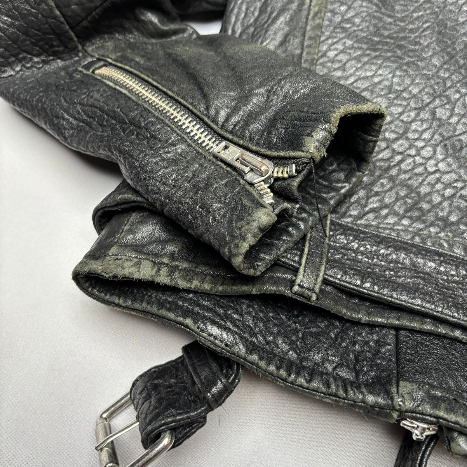 Mackage Mackage for Aritzia Pebbled Lamb Leather Jacket Womens Small Size S / US 4 / IT 40 - 18 Thumbnail