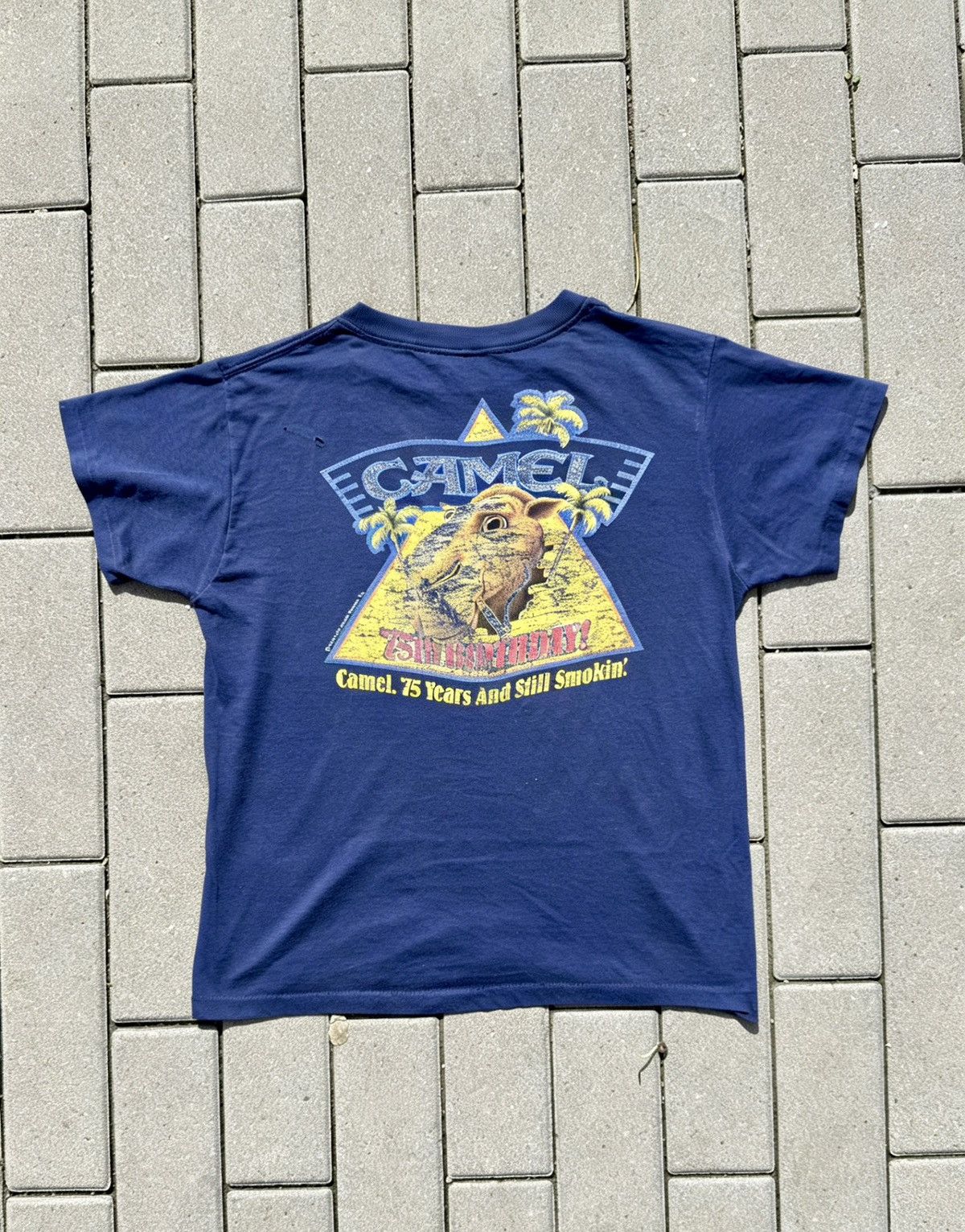 Vintage *Rare* Vintage 1988 Camel Cigarettes single stitch T-Shirt Size US L / EU 52-54 / 3 - 1 Thumbnail