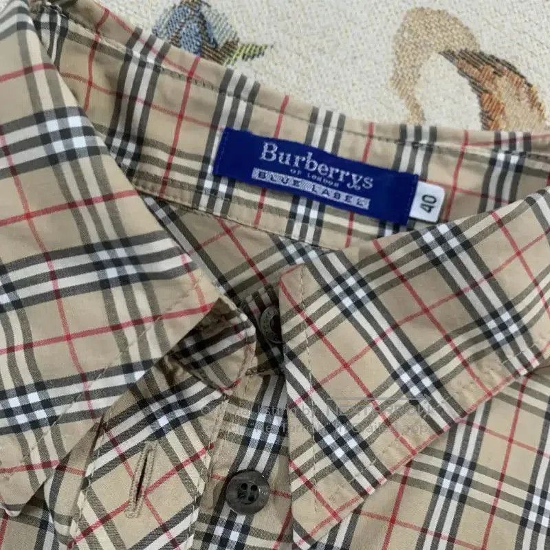 Burberry Burberry Khaki Cotton Check Long Sleeve Shirt. Size L / US 10 / IT 46 - 6 Thumbnail