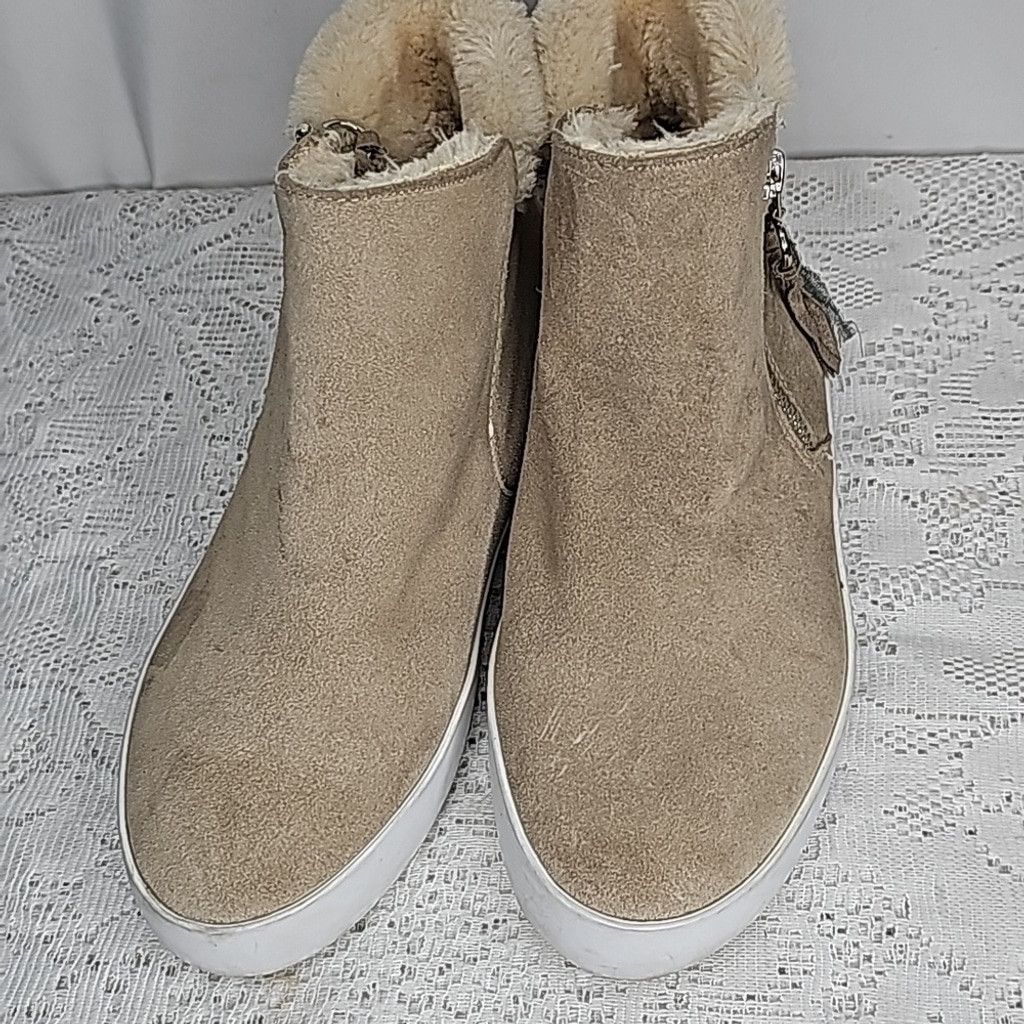 Rebecca Minkoff Rebecca Minkoff Shelly Sherpa cowhide leather tan boots 7 Size US 7 / IT 37 - 4 Thumbnail