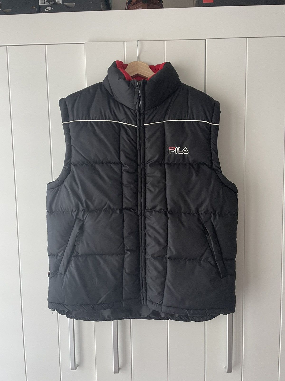 Fila × Vintage Fila Puffer Vest Padded Sporty Style Unisex Warm Casual Size US L / EU 52-54 / 3 - 1 Thumbnail