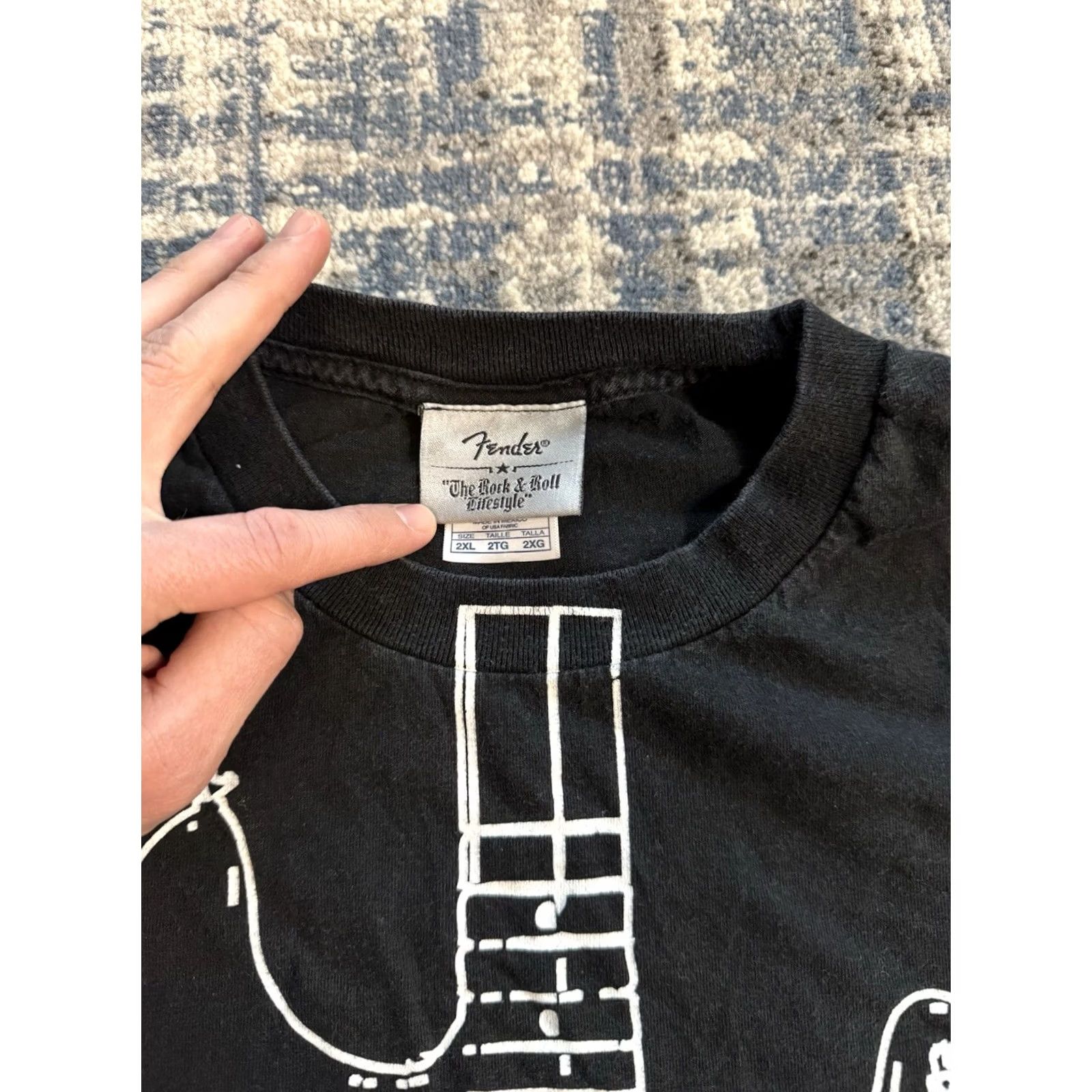 Fender VINTAGE Fender Rock & Roll Lifestyle Guitar Music Band T Shirt 2000s Sz 2XL Men Size US XXL / EU 58 / 5 - 3 Thumbnail