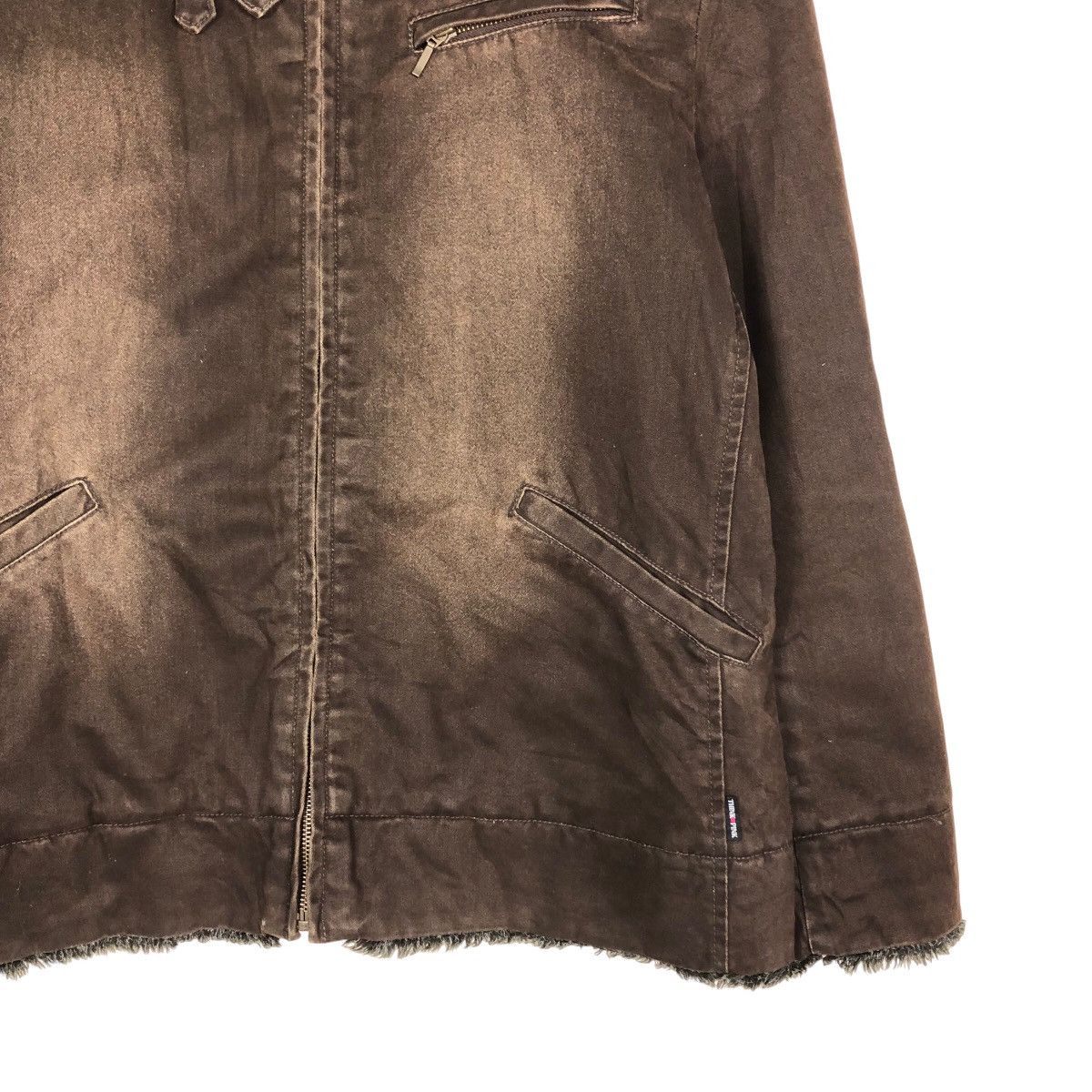 Japanese Brand 🔥Vintage Biker Jacket Think Pink Mink Fur Collar Size US L / EU 52-54 / 3 - 5 Thumbnail