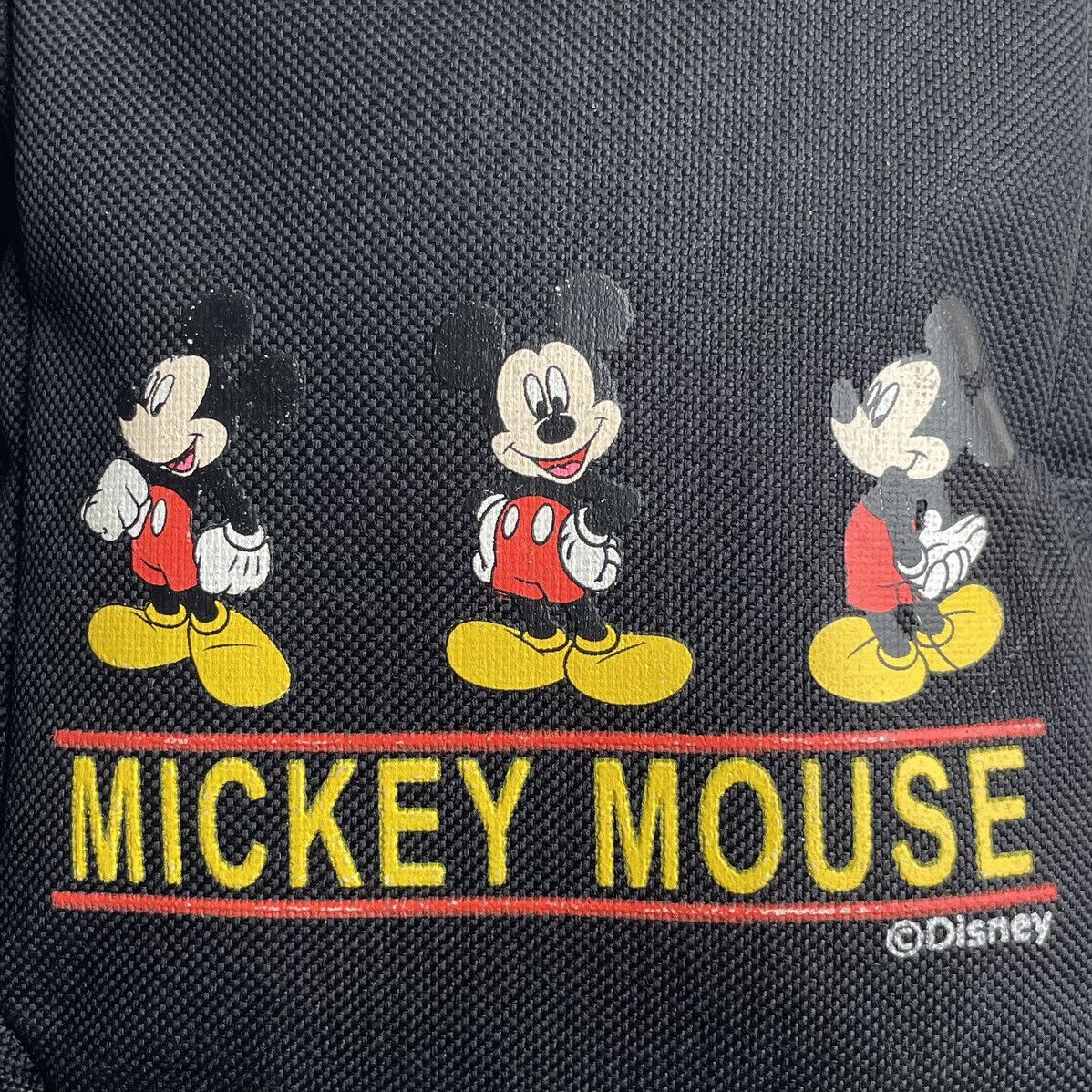 Disney × Mickey Mouse Double Pocket Mickey Mouse Black Sling Bag Size ONE SIZE - 8 Thumbnail