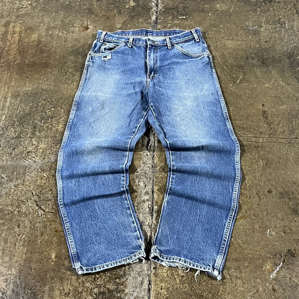 Carhartt × Dickies × Vintage Crazy Vintage Y2K Dickies Jeans Faded Workwear Skater Size US 34 / EU 50 - 2 Thumbnail