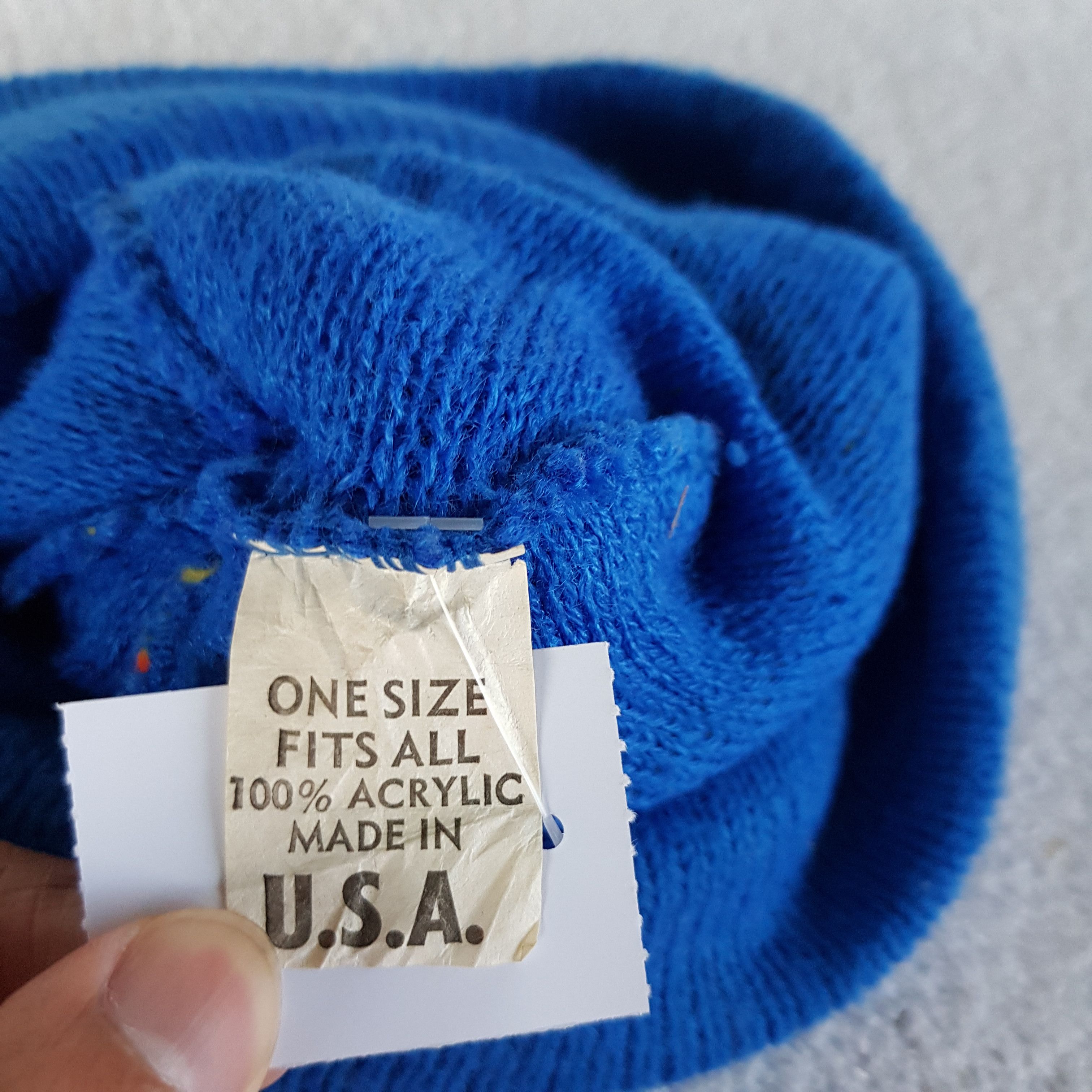 Homespun Knitwear Vintage Made in USA Beanie Snow Caps Knit Crochet Hats Size ONE SIZE - 6 Thumbnail