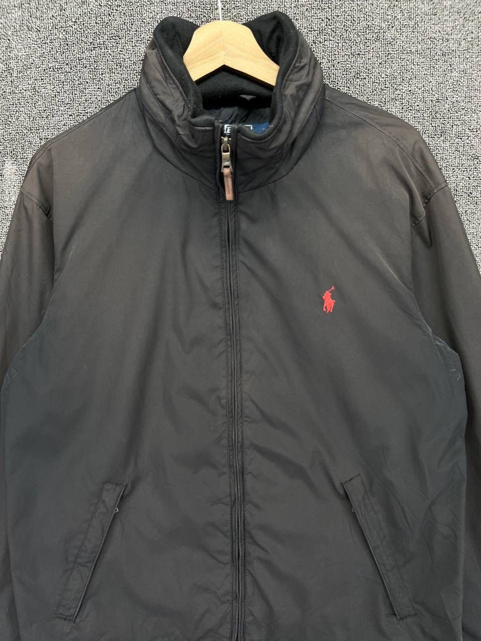Polo Ralph Lauren Vintage Polo Ralph Lauren Zip Up Trashed Jacket Size US L / EU 52-54 / 3 - 5 Thumbnail