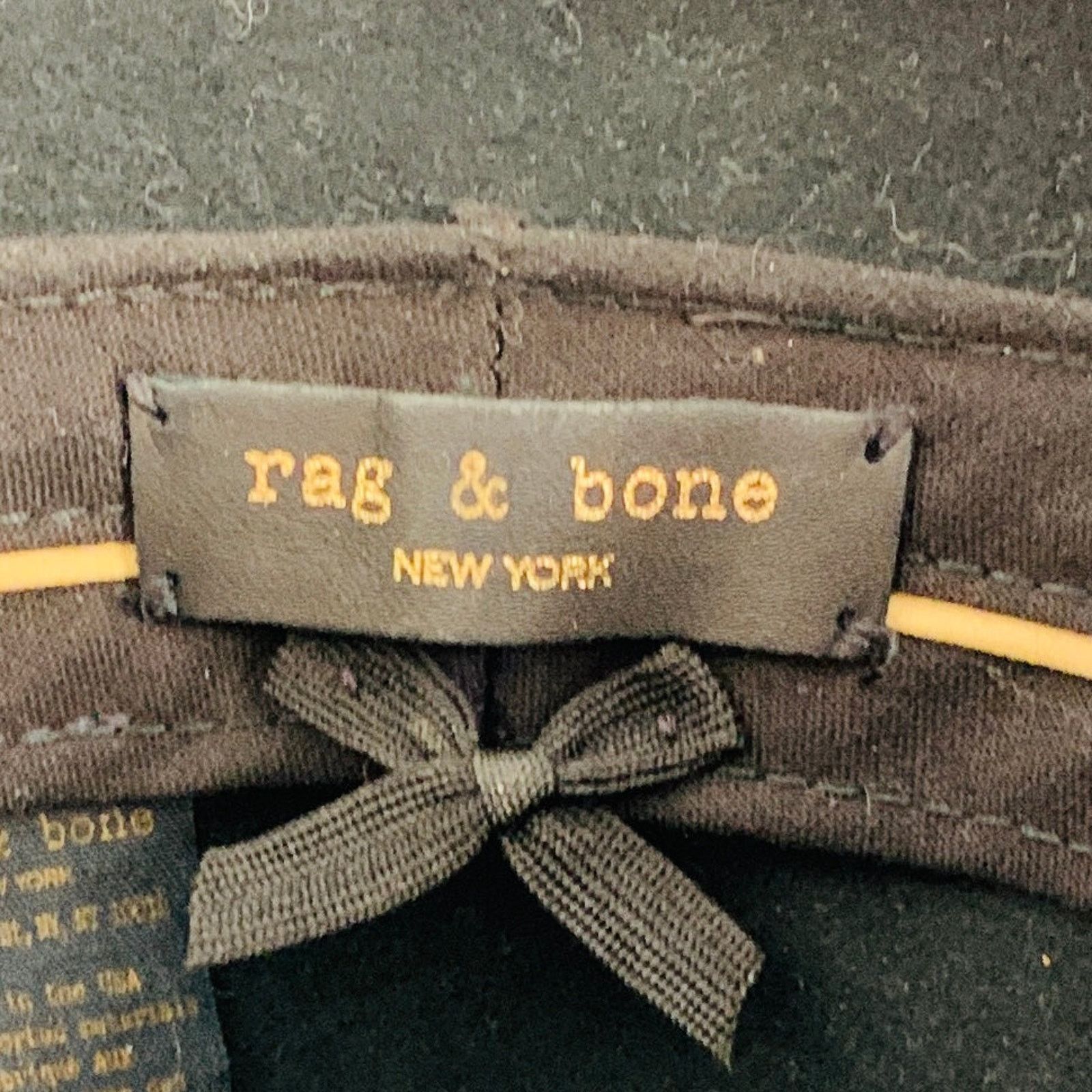 Rag & Bone RAG & BONE Size S Black Wool Felt Hat Size ONE SIZE - 6 Thumbnail
