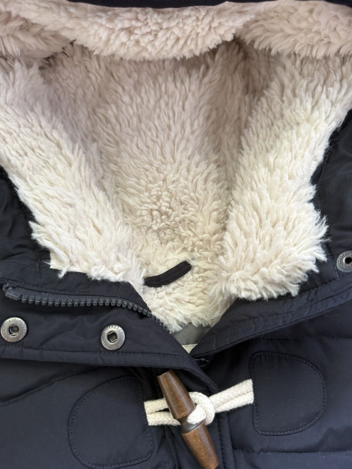 Abercrombie & Fitch Y2K Abercrombie & Fitch Hooded Padded Vest Sherpa Toggle Size L / US 10 / IT 46 - 11 Thumbnail