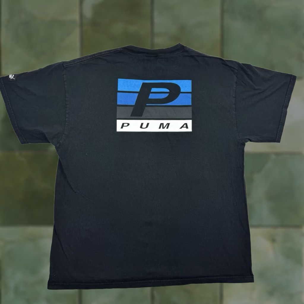 Puma VINTAGE Puma T Shirt Adult Large Athletic Sports Graphic Tee 90s Y2K Mens Black Cotton Short Sleeve Crew Neck Size US L / EU 52-54 / 3 - 1 Thumbnail