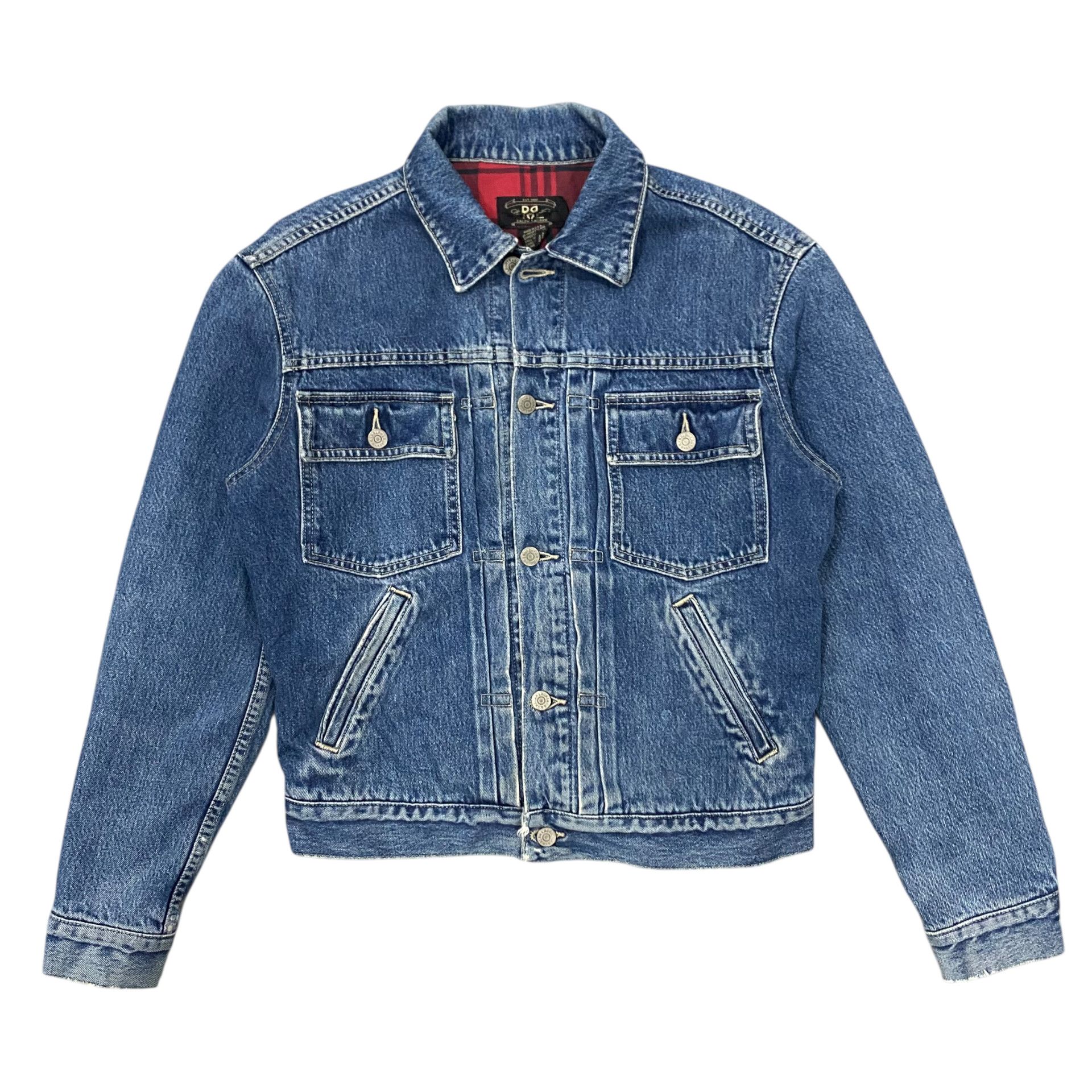 RRL Ralph Lauren 💥RRL RALPH LAUREN DENIM TRUCKER JACKET Size US S / EU 44-46 / 1 - 6 Thumbnail