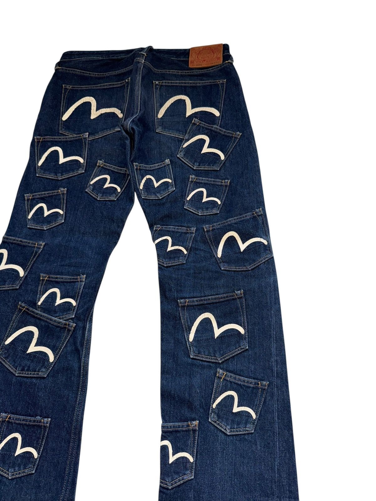 Evisu Rare Evisu Navy Selvedge Denim Jeans Multipocket Japanese Size US 34 / EU 50 - 5 Thumbnail