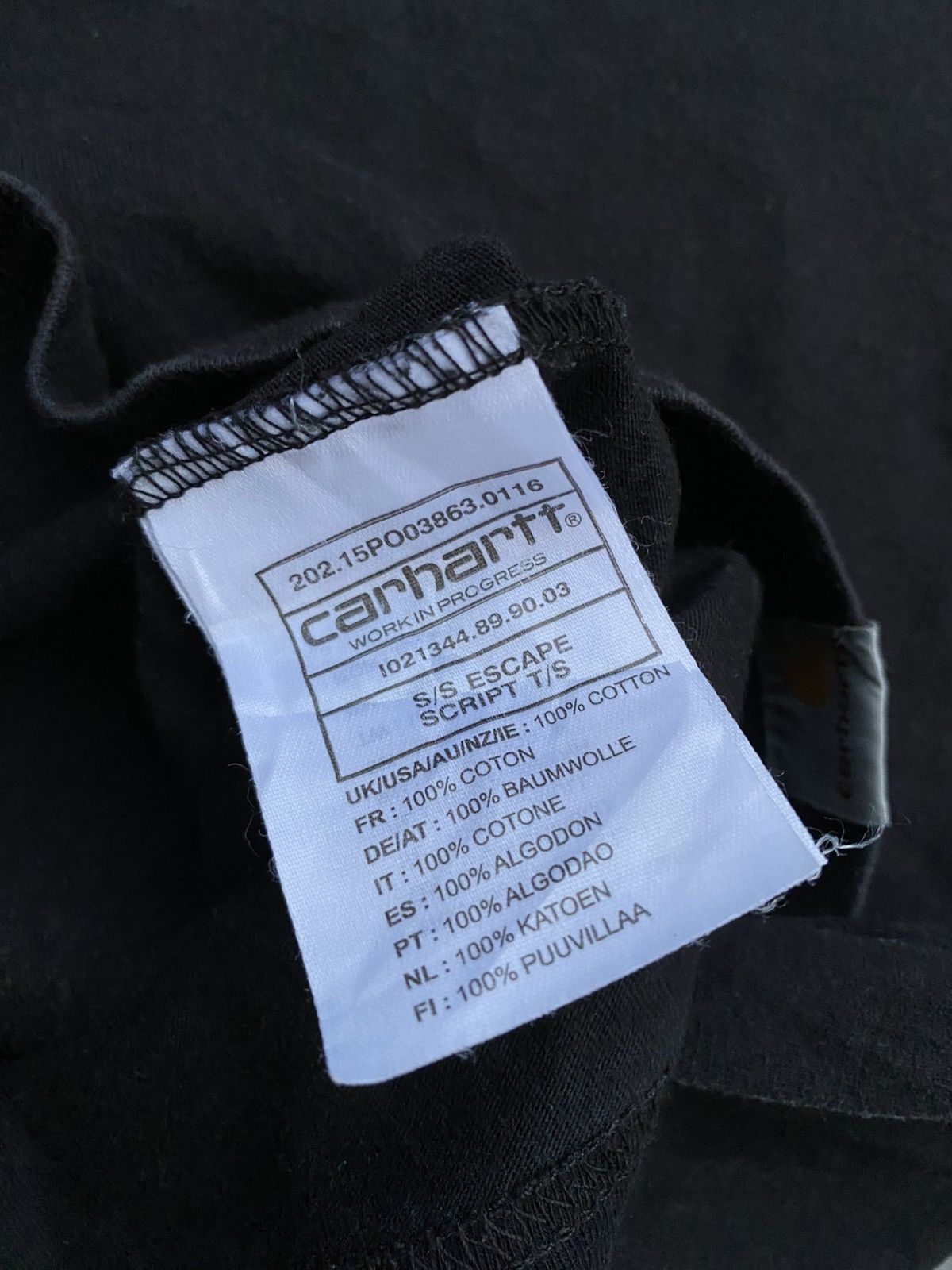 Carhartt Wip Carhartt wip escape script tee Size US XL / EU 56 / 4 - 8 Thumbnail
