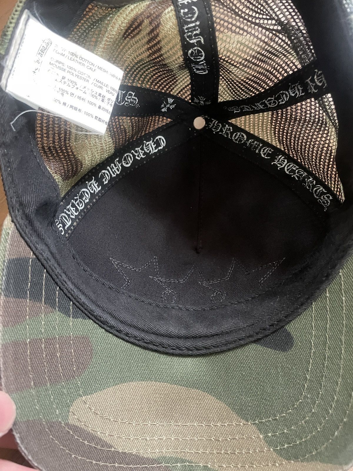 Chrome Hearts Rare Chrome hearts camo star patch hat vintage Size ONE SIZE - 6 Thumbnail