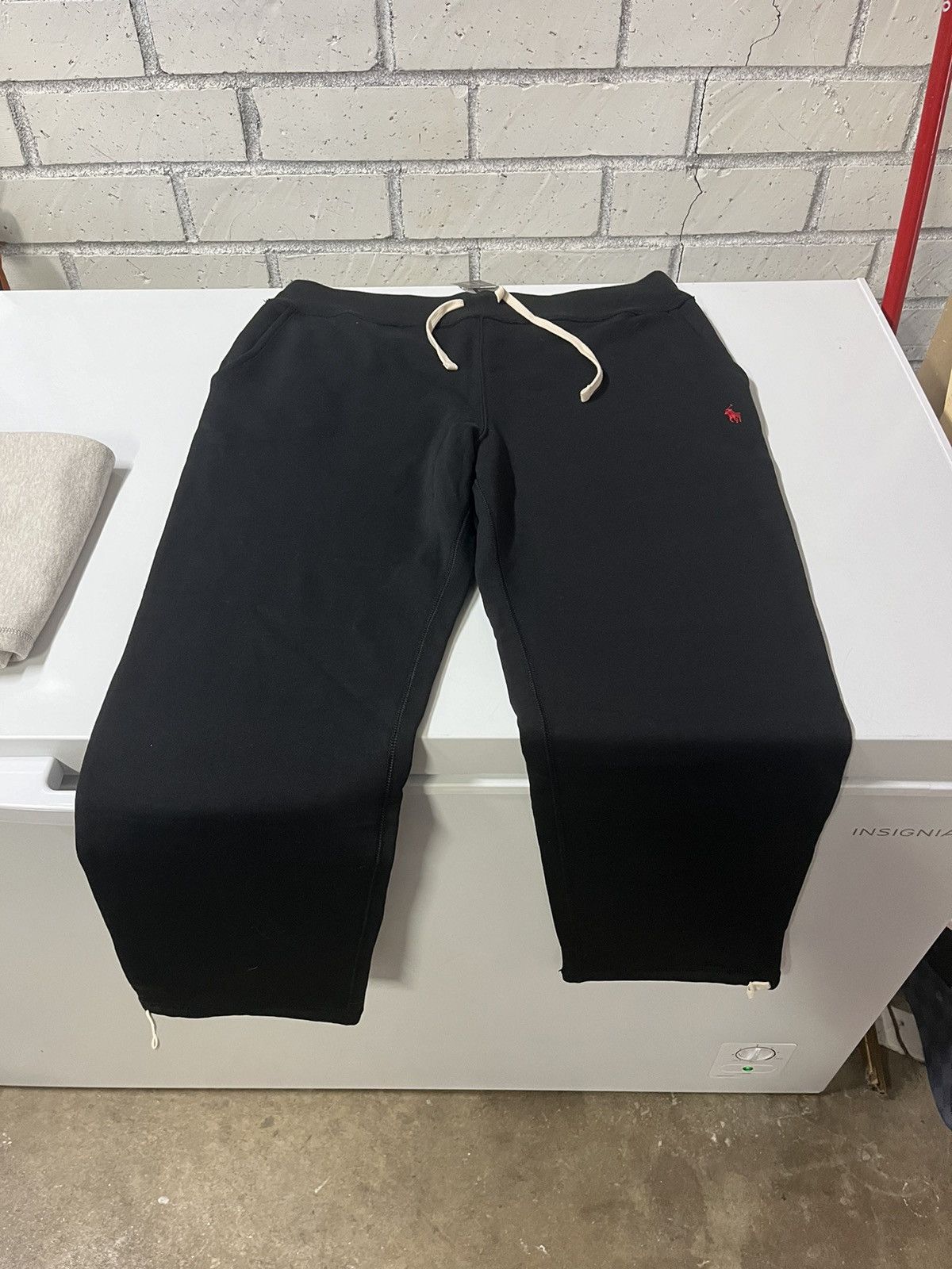 image of Black Polo Ralph Laurent Sweats, Men's (Size 38)