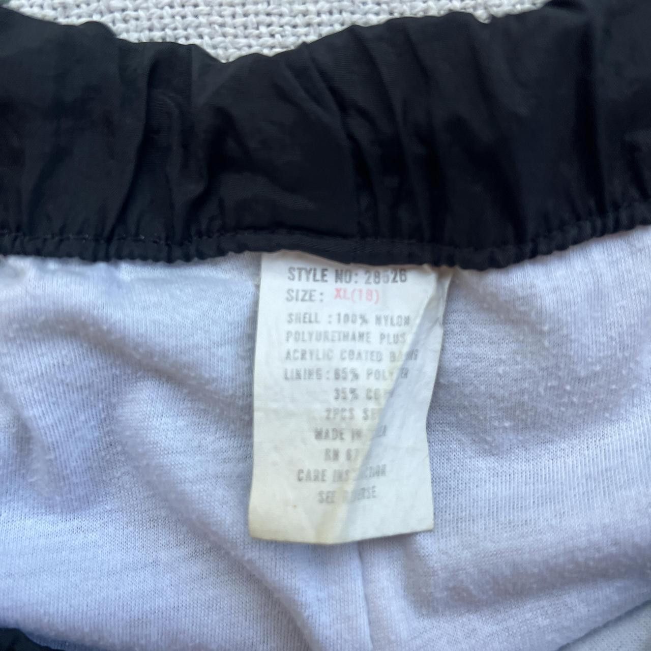 Vintage Vintage Y2K/2000s Baggy Black Striped Essential Track Pants! Size US 34 / EU 50 - 7 Thumbnail