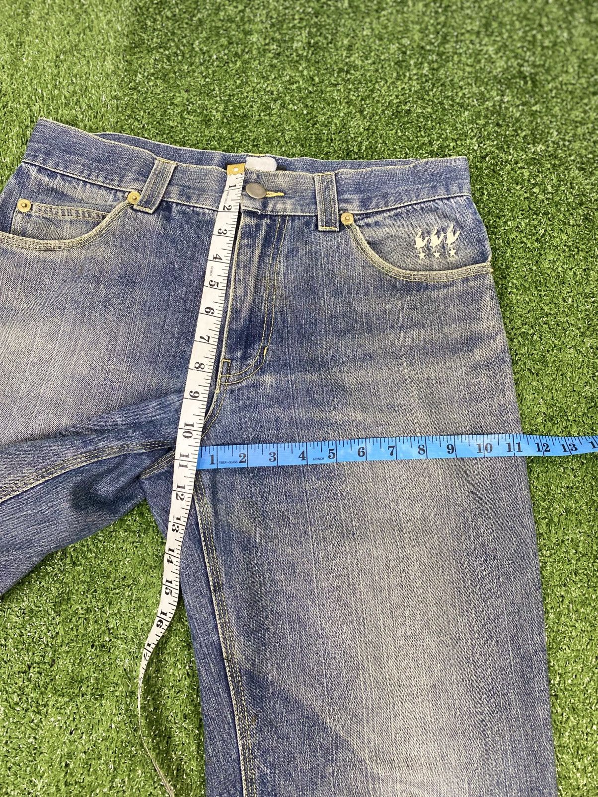 Japanese Brand Streetwear X Octopus army flare jeans Size US 32 / EU 48 - 3 Thumbnail