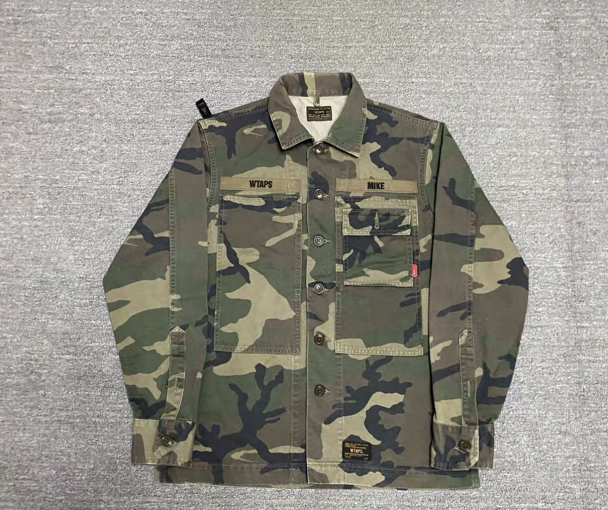 Wtaps WTAPS 16AW HBT Washed Single-Pocket Camo Jacket J16 Size US M / EU 48-50 / 2 - 1 Thumbnail