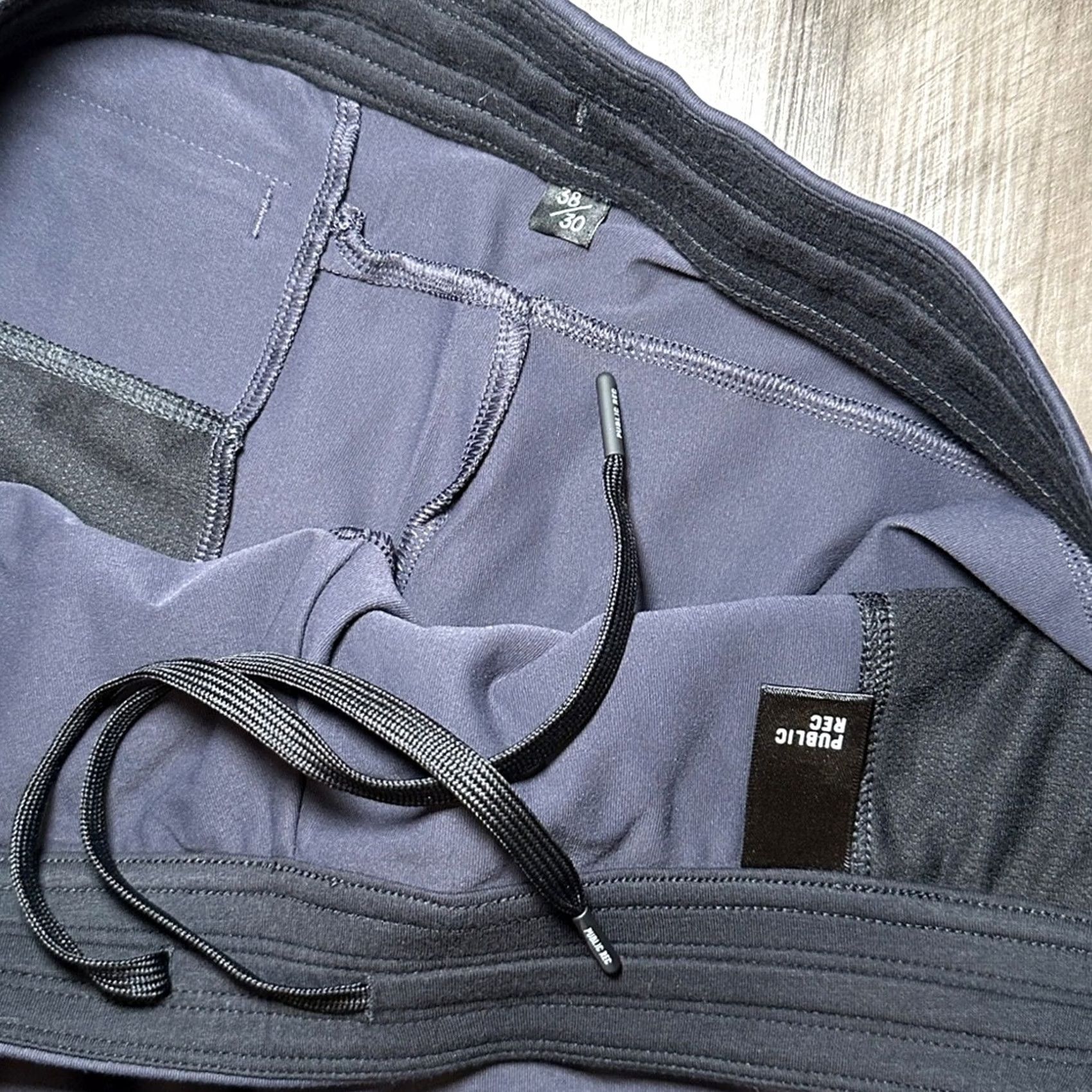 Vintage Public Rec Jogger Pants - Charcoal Gray, Men 38 Regular, Nylon Spandex Lounge, Performance, 38x30 Size US 38 / EU 54 - 7 Thumbnail