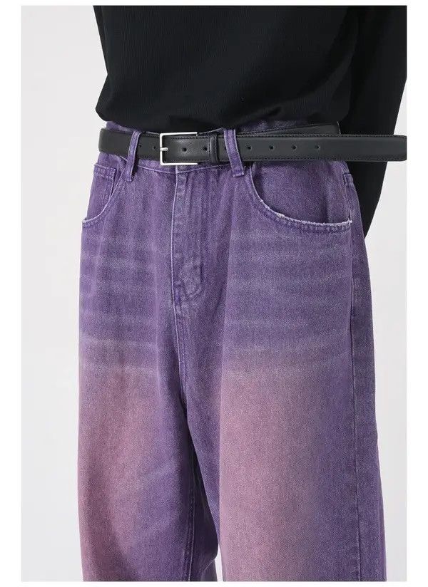 VIBE Retro washed damaged baggy jeans y2k hip hop Size US 30 / EU 46 - 6 Thumbnail