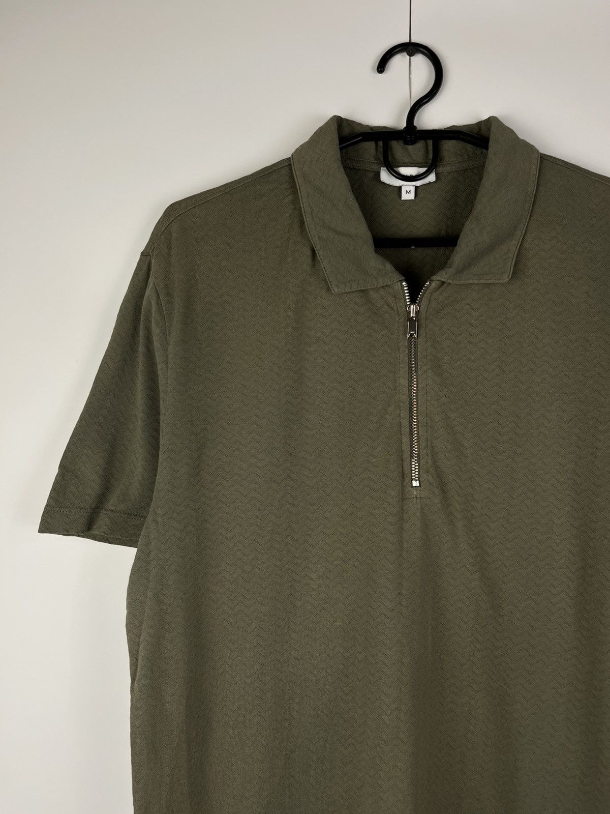 Reiss Reiss Jack Classic Style 1/4 Zip Cotton Polo Size US M / EU 48-50 / 2 - 2 Thumbnail