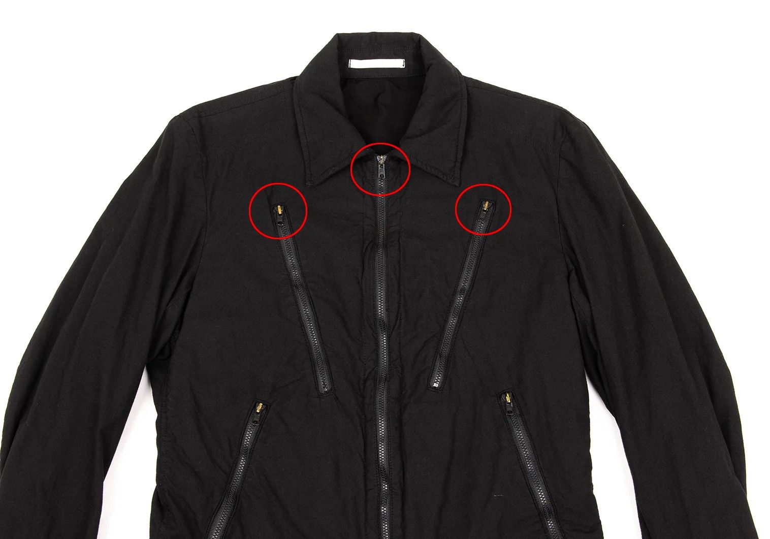 Yohji Yamamoto Yohji Yamamoto Zip Pocket Jacket Black 2 Size US M / EU 48-50 / 2 - 2 Thumbnail