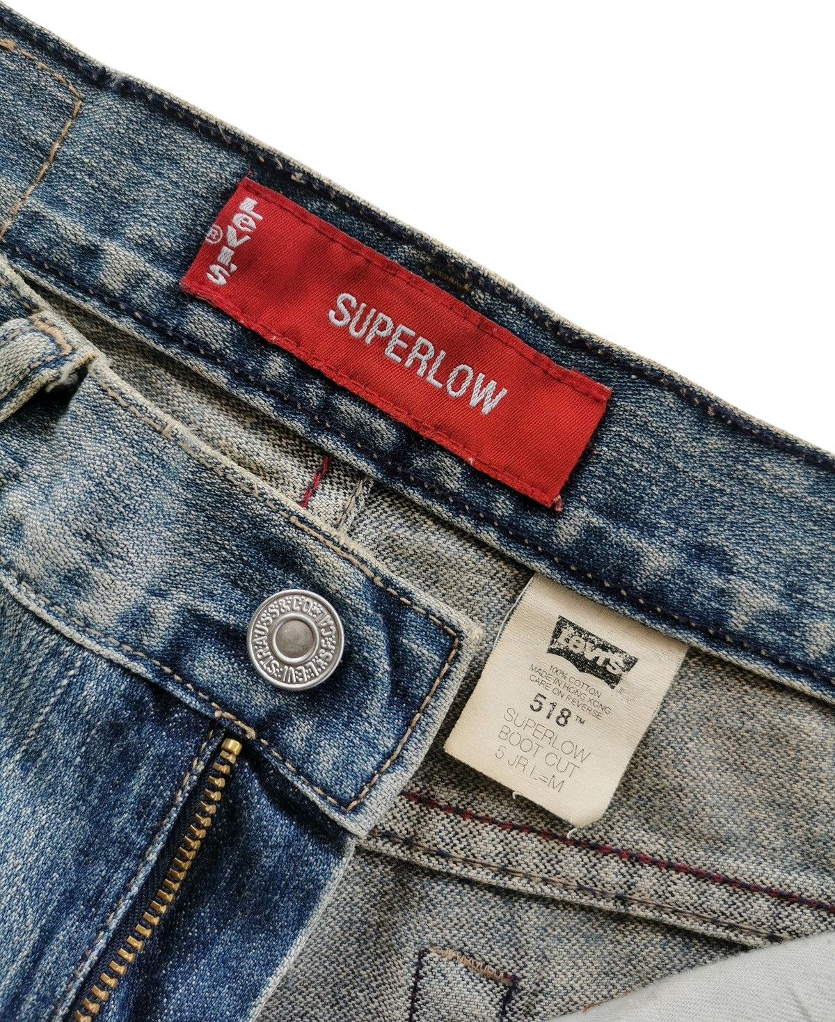 Levi's Levi’s 518 Superlow Bootcut Women’s Jeans Vintage Y2K Size 29" - 10 Thumbnail
