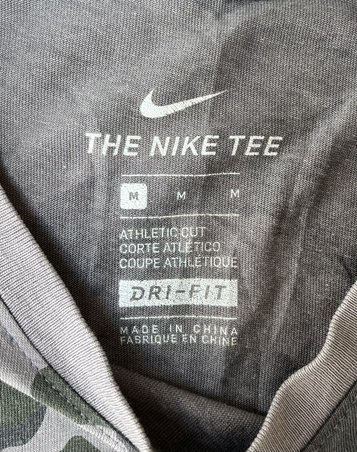 Nike Nike Dri-fit Camo Tshirt Size US M / EU 48-50 / 2 - 3 Thumbnail