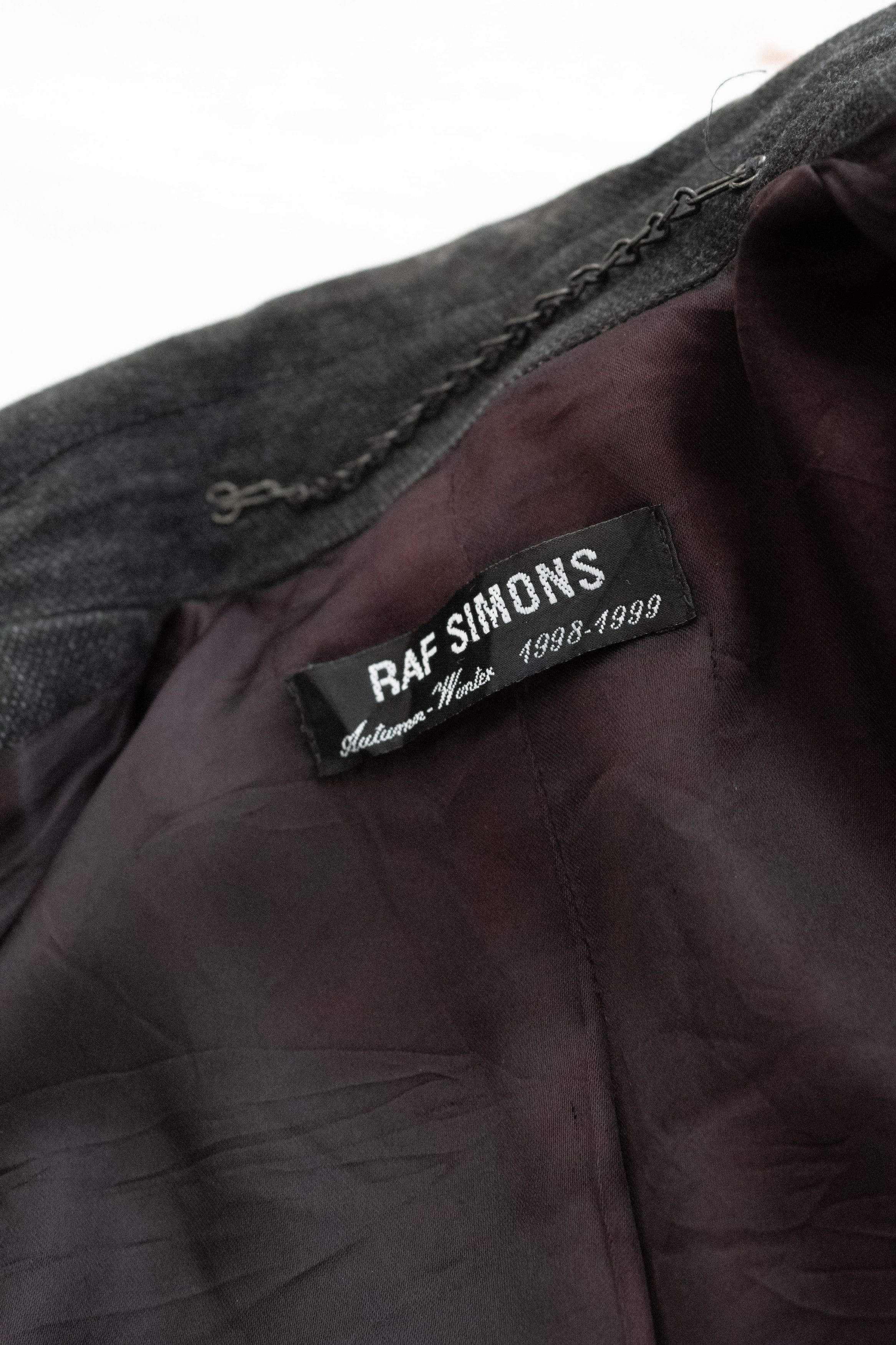 Raf Simons AW1998 Raf Simons “Radioactivity” Biker Coat Size US M / EU 48-50 / 2 - 13 Thumbnail