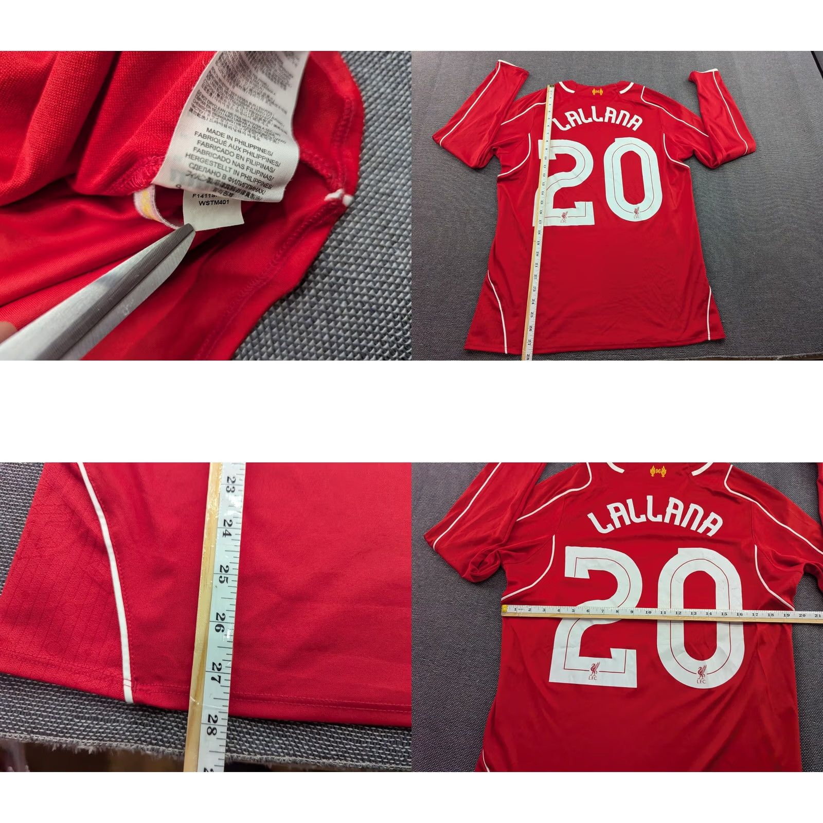 New Balance New Balance Liverpool FC Home 2016-2017 Football Jersey Sz M Lallana Long Sleeve Shirt Mens Size US M / EU 48-50 / 2 - 9 Thumbnail