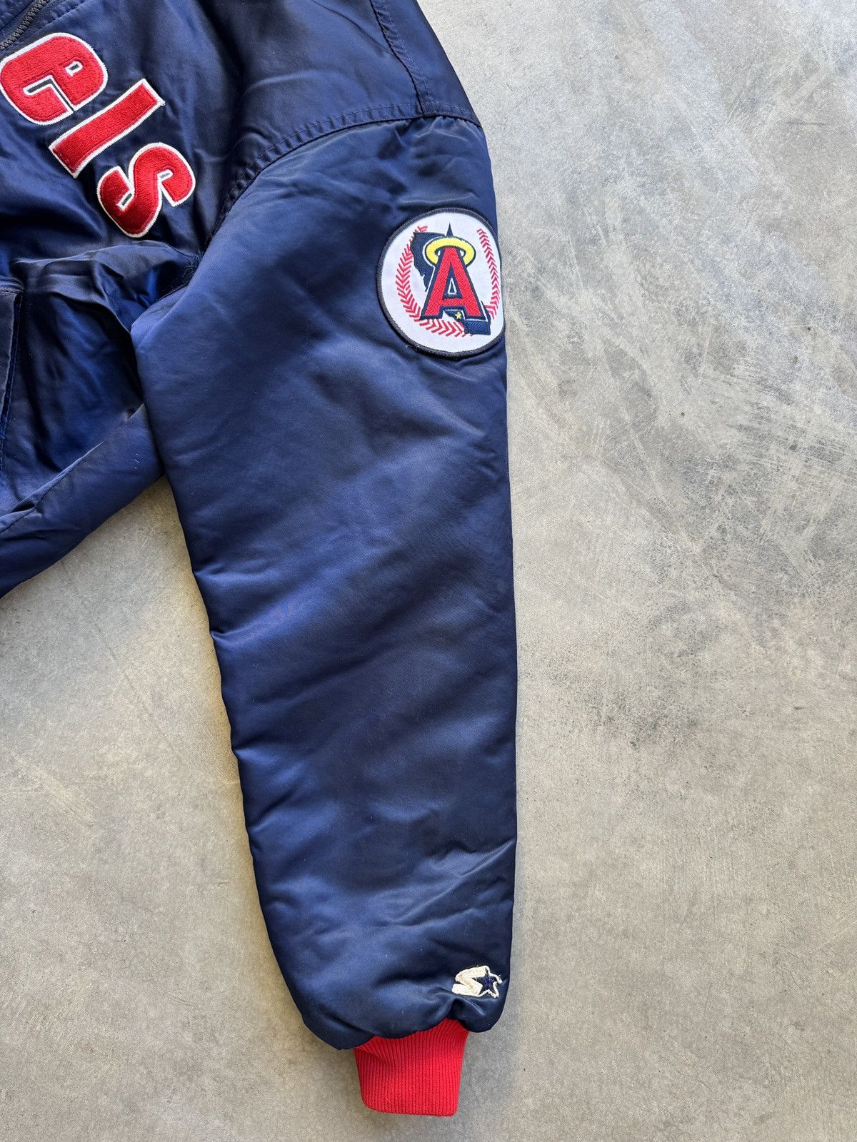 Starter Vintage 80s MLB California Angels Starter Jacket Size US L / EU 52-54 / 3 - 3 Thumbnail