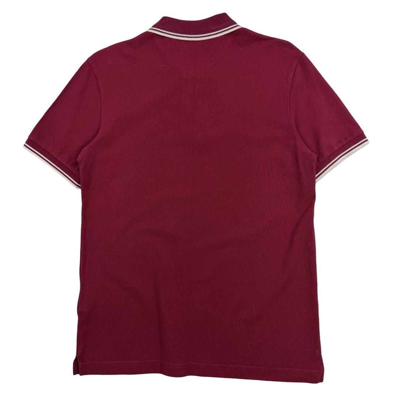 Prada Burgundy Prada Sport Red Tab Polo Shirt - Large Size US L / EU 52-54 / 3 - 2 Thumbnail