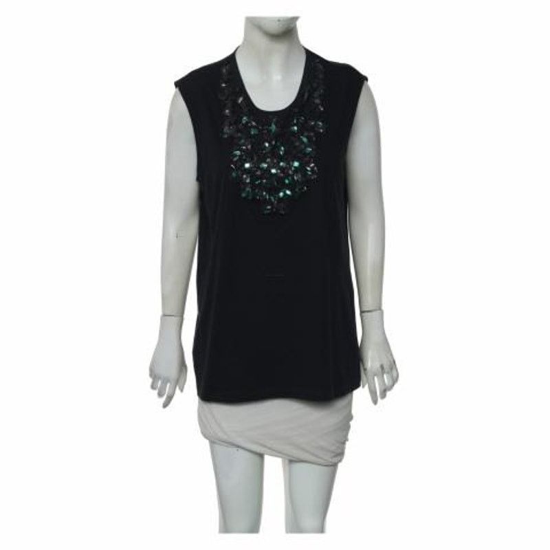 Stella McCartney STELLA MCCARTNEY Navy Embellished Jeweled Sleeveless Tunic Size M / US 6-8 / IT 42-44 - 1 Thumbnail