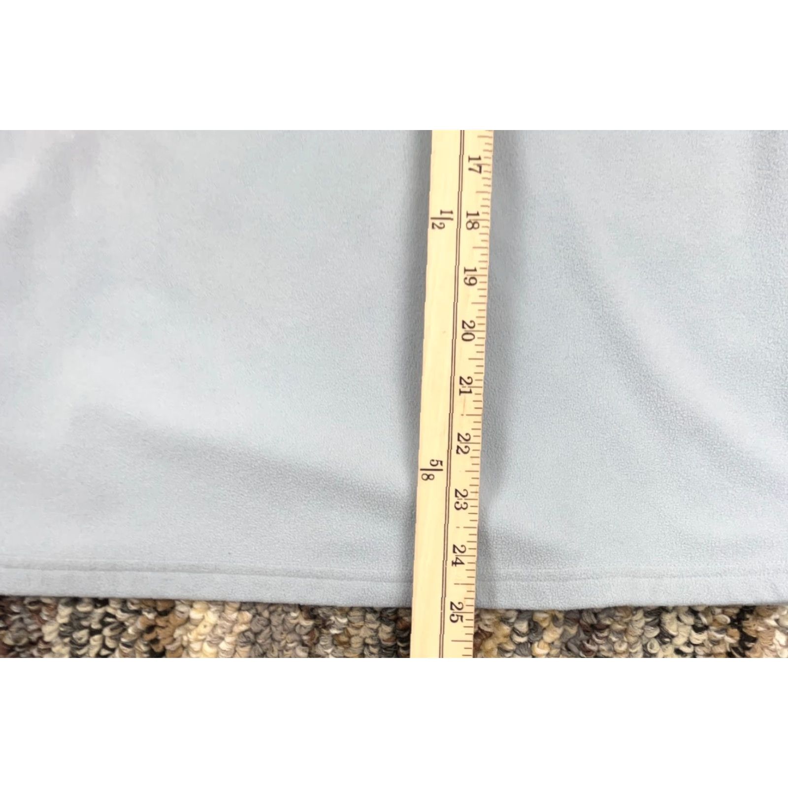 The North Face The North Face Pullover Sweater Women Large Light Blue 1/4 Zip TKA 100 Cap Sleeve Long Sleeve Mock Neck Fleece Polyester Blue Size L / US 10 / IT 46 - 6 Thumbnail