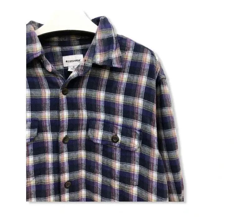 Converse Vintage Converse Plaid Tartan Flannel Shirt 👕 Size US M / EU 48-50 / 2 - 2 Thumbnail