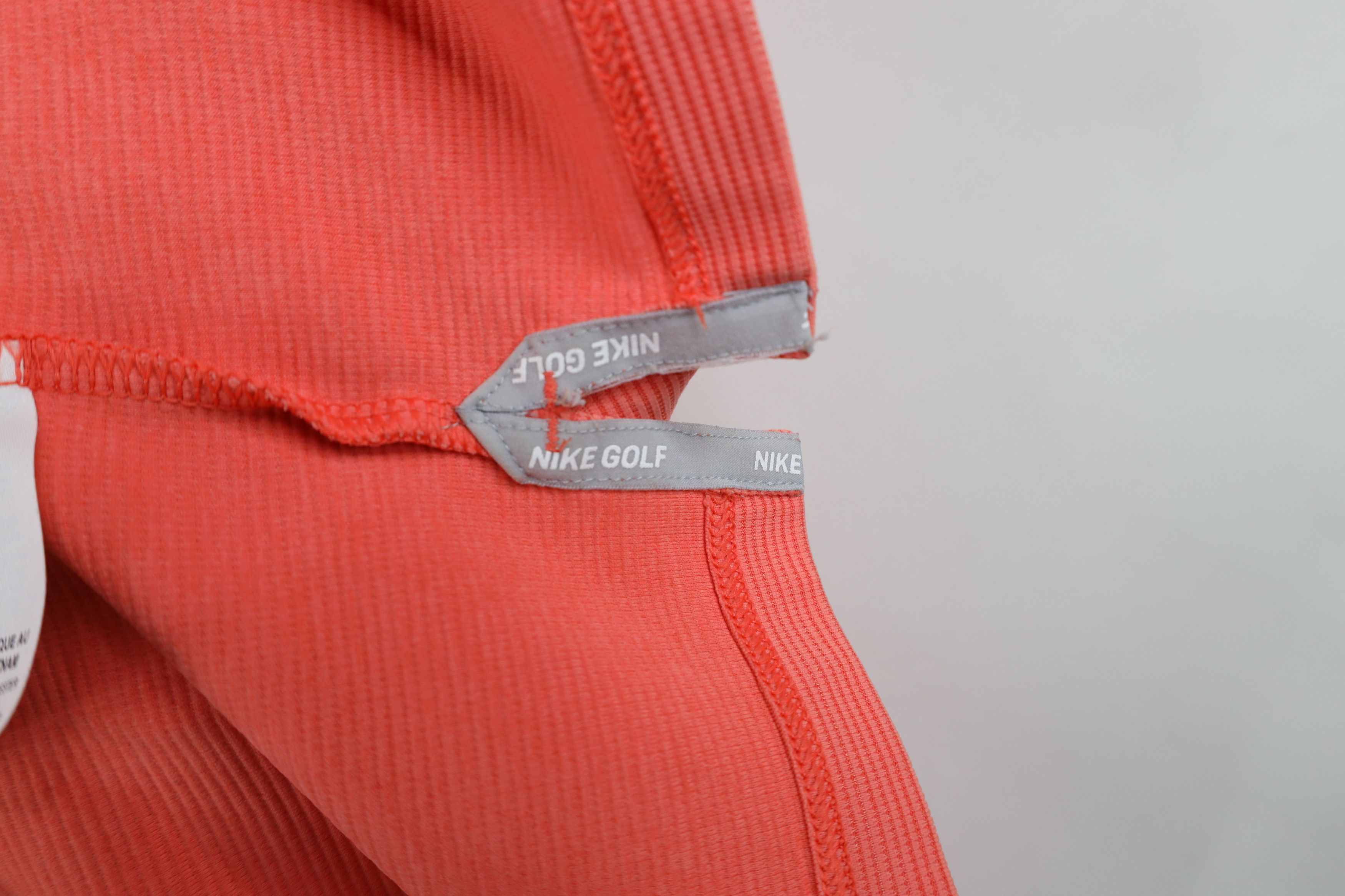 Nike Nike Golf Ribbed Short Sleeve Collared Golfing Polo Shirt Size US XL / EU 56 / 4 - 11 Thumbnail