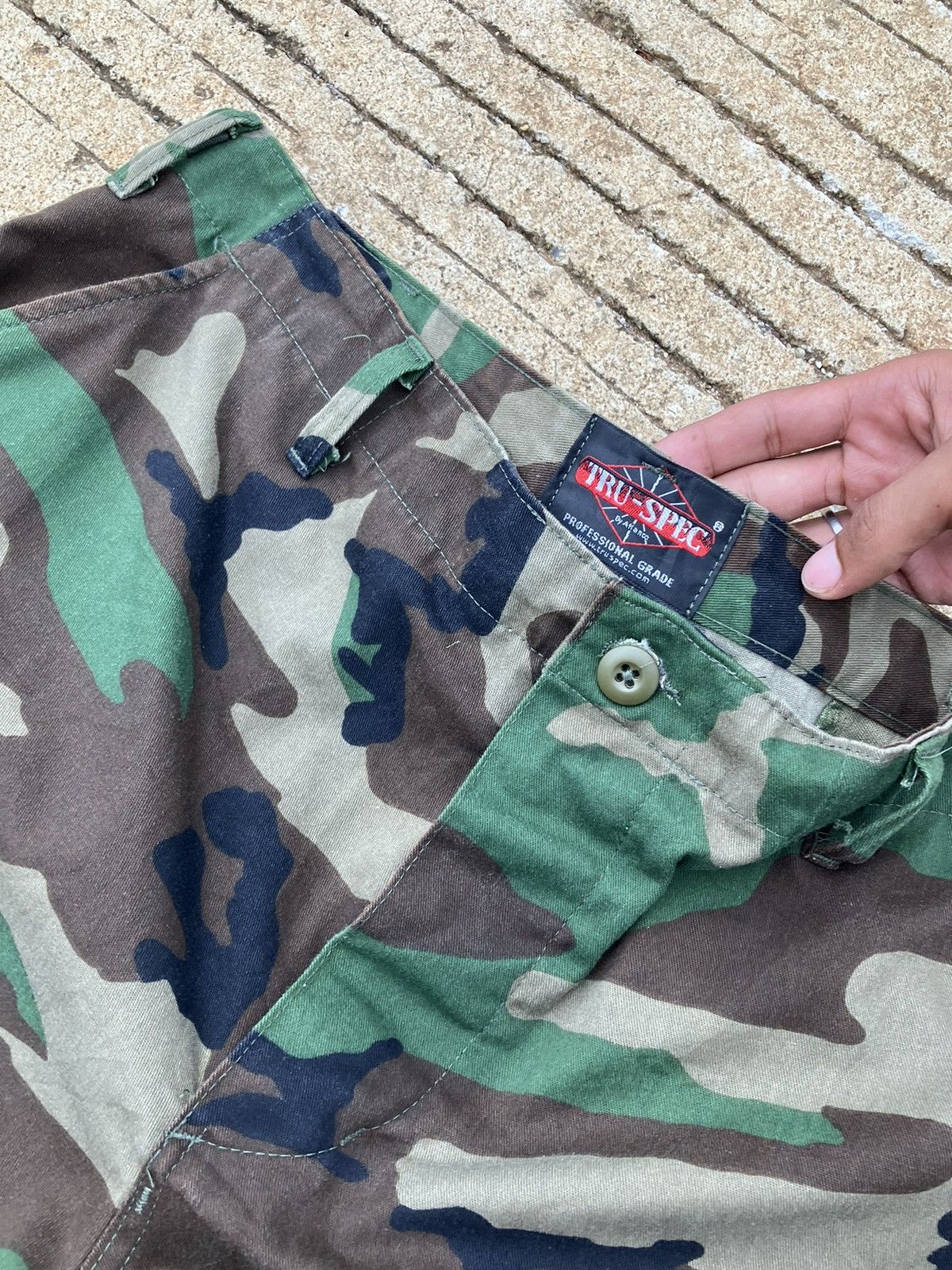 Vintage × Woodlands Custom Short Vintage military cargo pants. (TRU-SPEC 90’s) Size US 31 - 3 Thumbnail