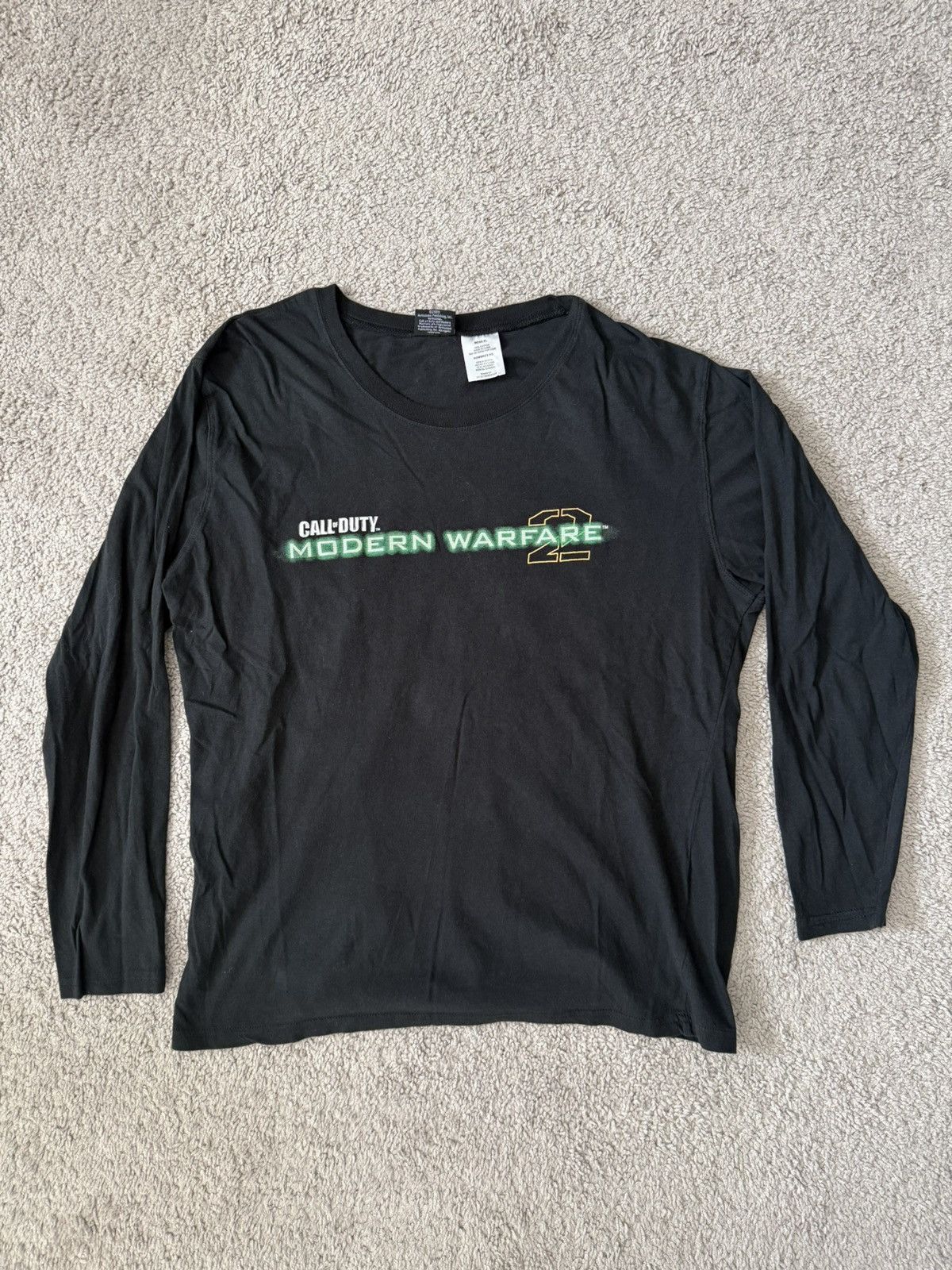 Vintage Call of Duty Modern Warfare 2 logo vintage longsleeve Size US L / EU 52-54 / 3 - 2 Thumbnail