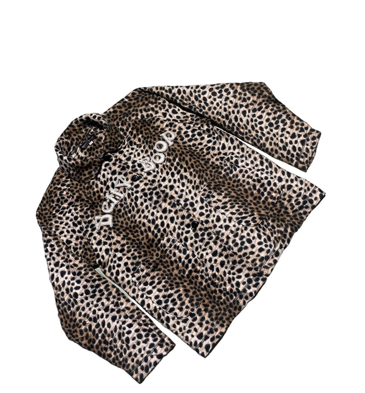 Cartoon Network Vintage 90s Betty Boop Leopard Fleece Jacket Size M / US 6-8 / IT 42-44 - 5 Thumbnail