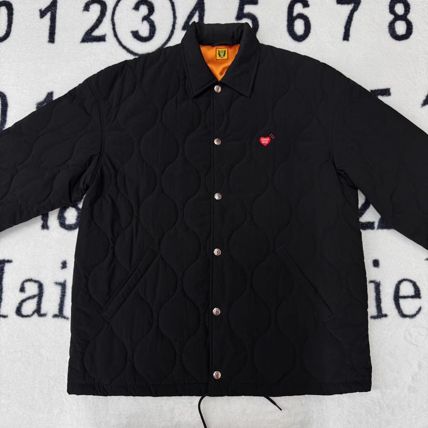 Human Made Black Quilted Button-Front Jacket Size L Size US L / EU 52-54 / 3 - 1 Thumbnail