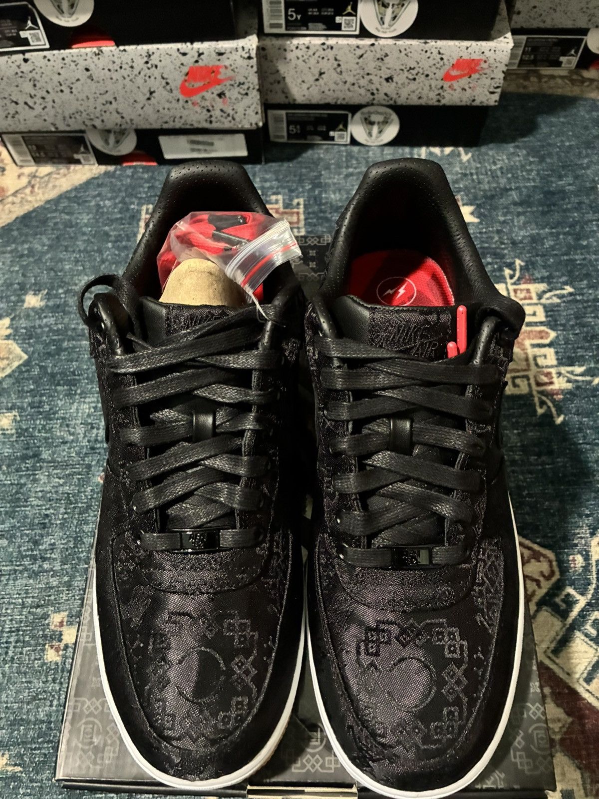 CLOT × Nike Nike Air Force 1 Low Fragment x Clot SKU CZ3986-001 Size US 10 / EU 43 - 8 Thumbnail