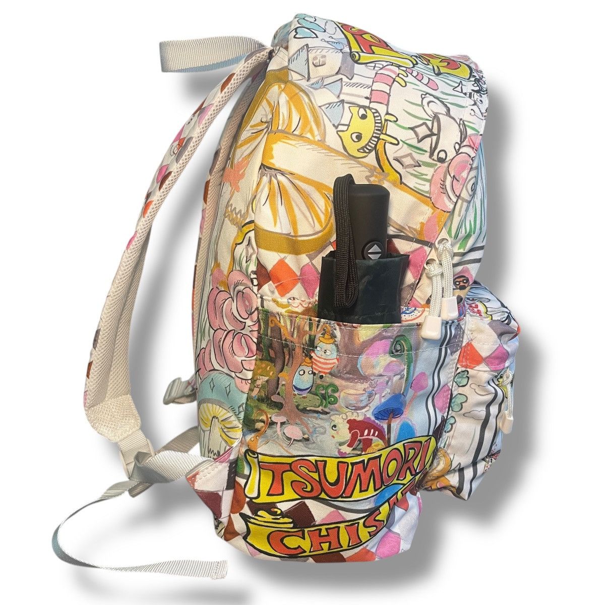 Tsumori Chisato RARE Tsumori Chisato AOP Multicolor Big Backpack Size ONE SIZE - 6 Thumbnail