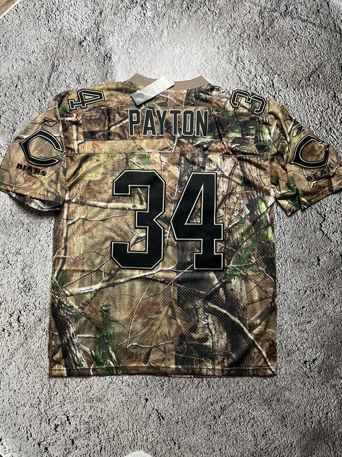 Realtree NWT Chicago Bears NFL Walter Payton realtree reebok jersey Size US L / EU 52-54 / 3 - 2 Thumbnail