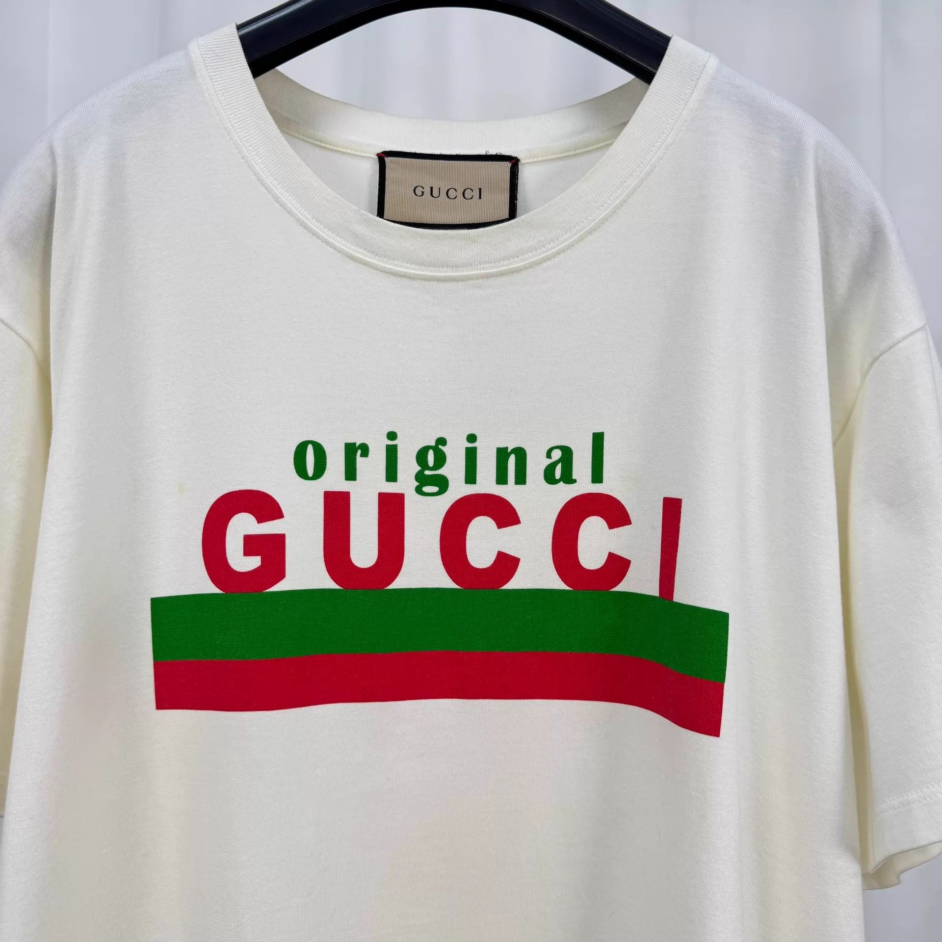 Gucci Gucci Stripe Print Logo Short Sleeve Tee XS Size US XS / EU 42 / 0 - 3 Thumbnail