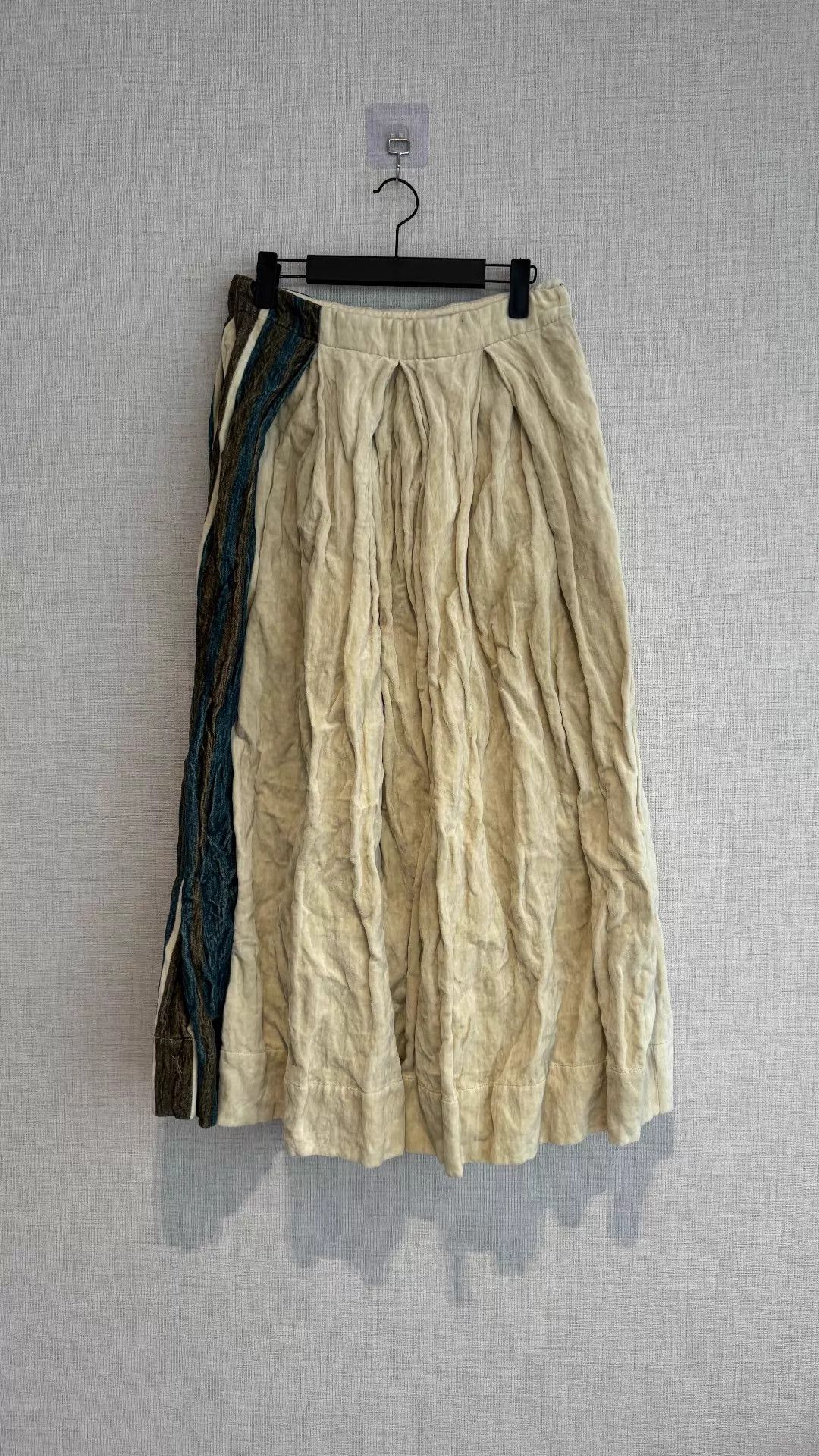 Uma Wang UMA WANG GISELA Dress S 17 FW White/Brown/Blue Colorblock Size 26" / US 2 / IT 38 - 1 Thumbnail