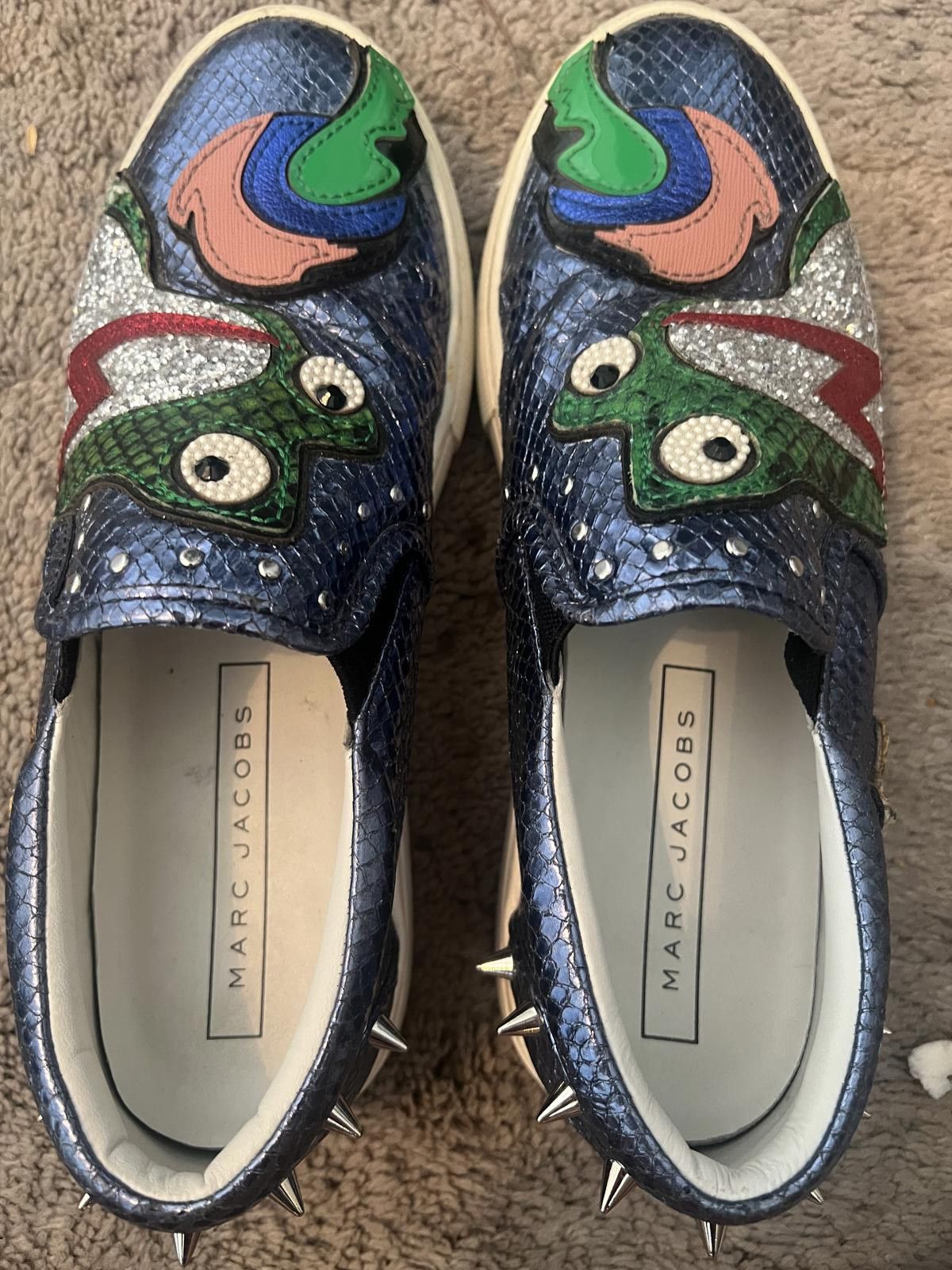 Marc Jacobs Marc Jacobs Mercer Frog Skate Slip-On Sneakers - Size 37 Size US 6 / IT 36 - 2 Thumbnail
