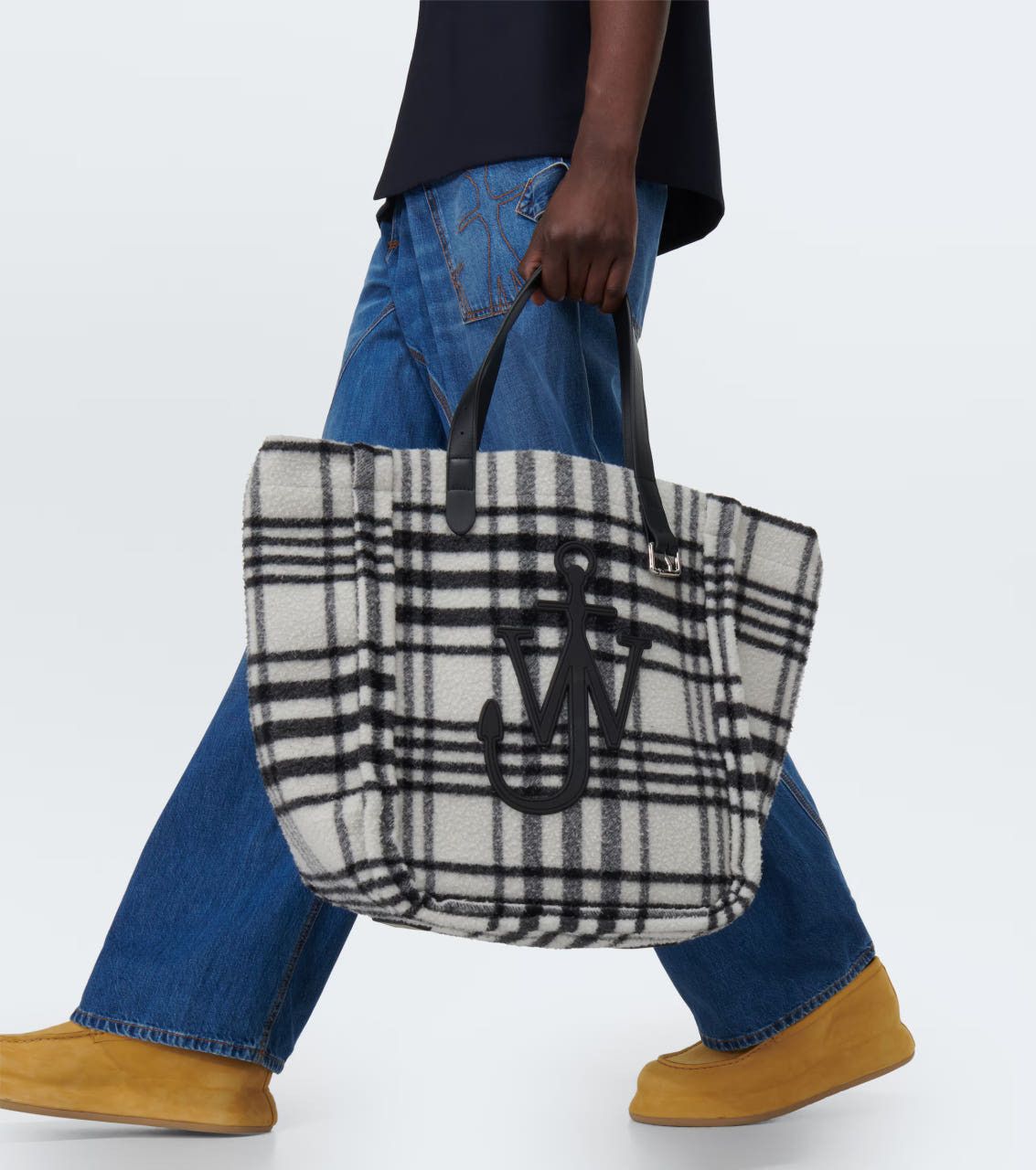 J.W. Anderson Belt Checked Tote Bag